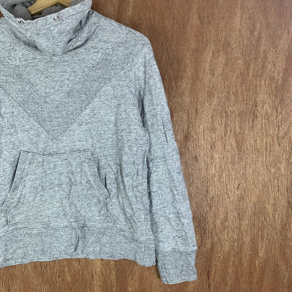 Uniqlo × Vintage Uniqlo Vintage Sweatshirt Hoodie plain Grey #K01532 Size US M / EU 48-50 / 2 - 5 Thumbnail