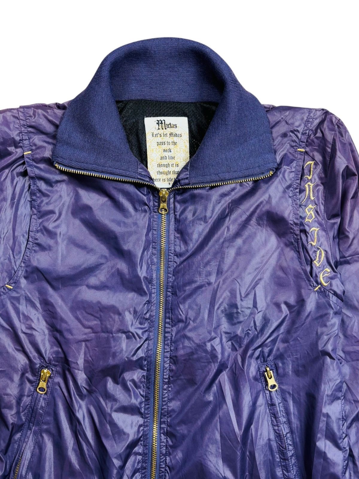 If Six Was Nine Archive Midas - Thumbhole Eagle Embroidery Purple Jacket Size US M / EU 48-50 / 2 - 11 Thumbnail