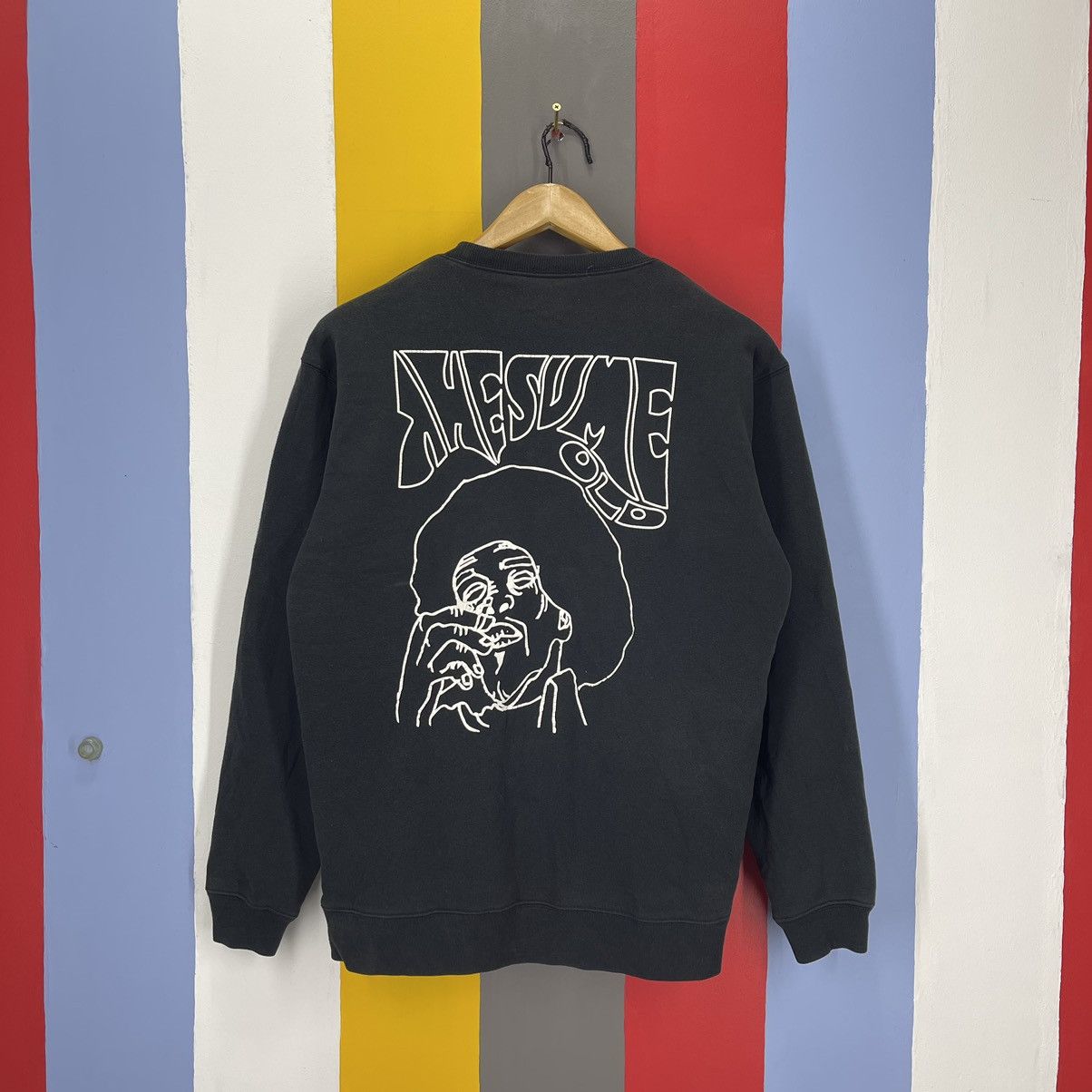 Japanese Brand AWESOME OLD Nice Design Sweatshirt #1930/11 Size US M / EU 48-50 / 2 - 1 Thumbnail
