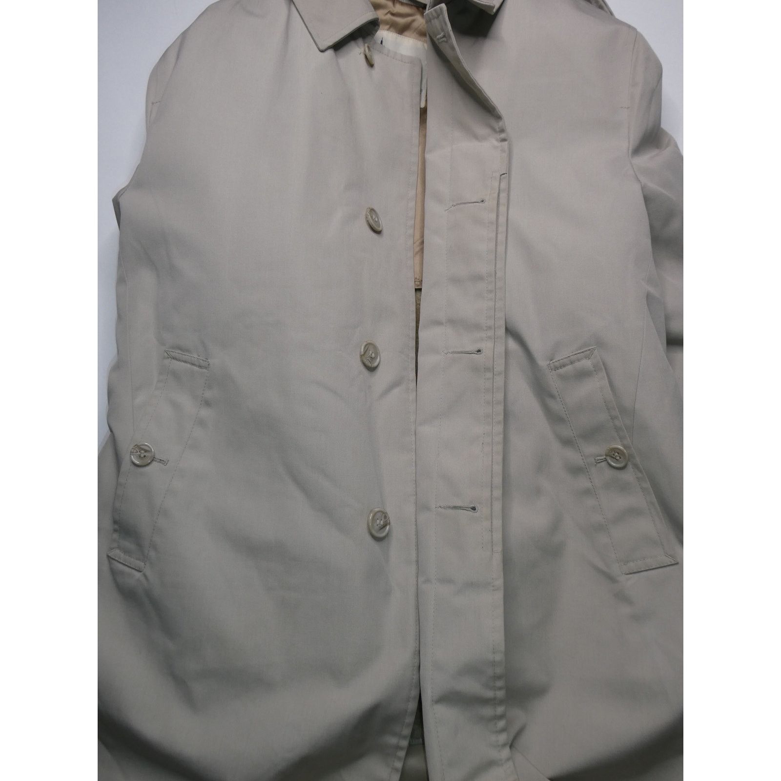 Misty Harbor MISTY HARBOR Original Raincoat Trench Coat, Wool Lining, 46R Size US XL / EU 56 / 4 - 3 Thumbnail