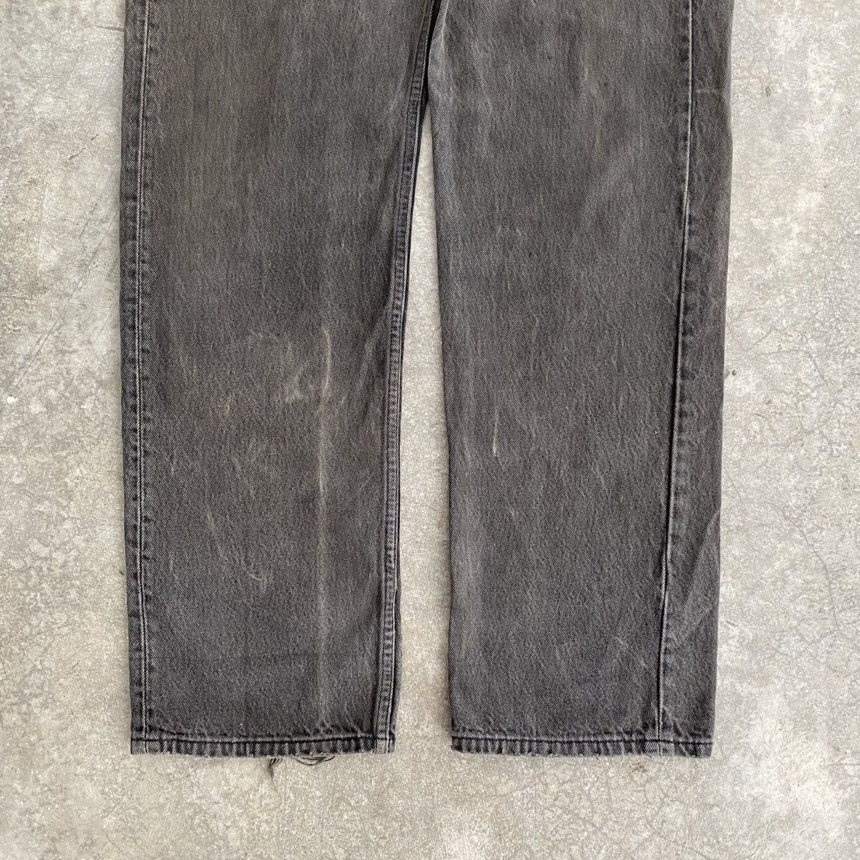 Levi's Size 35x32 Vintage 1995 Levis 501 Faded Black Denim Jeans Size US 35 - 6 Thumbnail