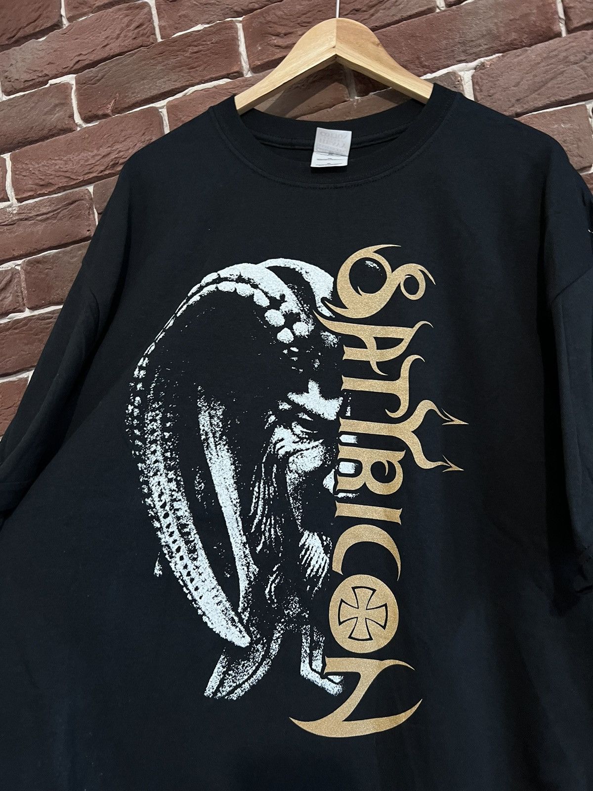 Band Tees Rare Vintage 00s Satyricon Diabolical Black Metal Band Tee Size US XL / EU 56 / 4 - 3 Thumbnail