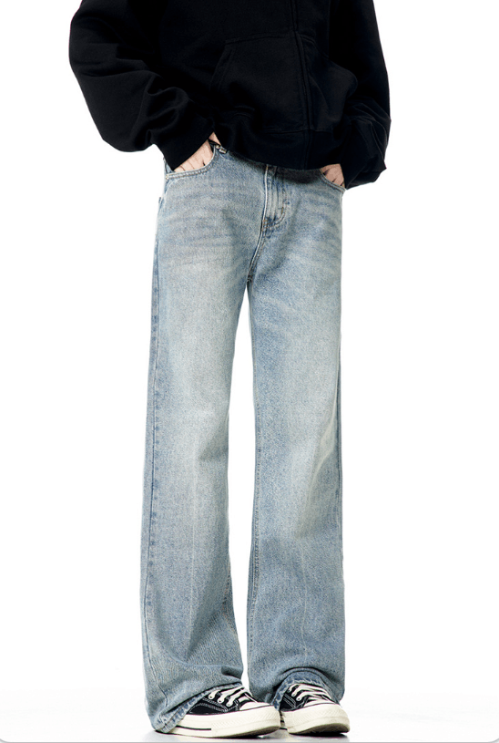 Japanese Brand American light blue vintage washed flared casual jeans y2k Size US 32 / EU 48 - 4 Thumbnail