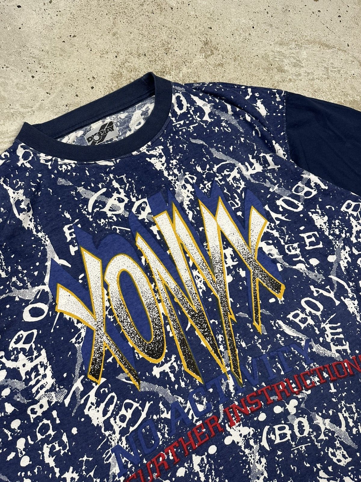 Rap Tees Vintage 90s Xonyx All Over Print Rap Hip Hop Tee Oversize Size US XXL / EU 58 / 5 - 6 Thumbnail