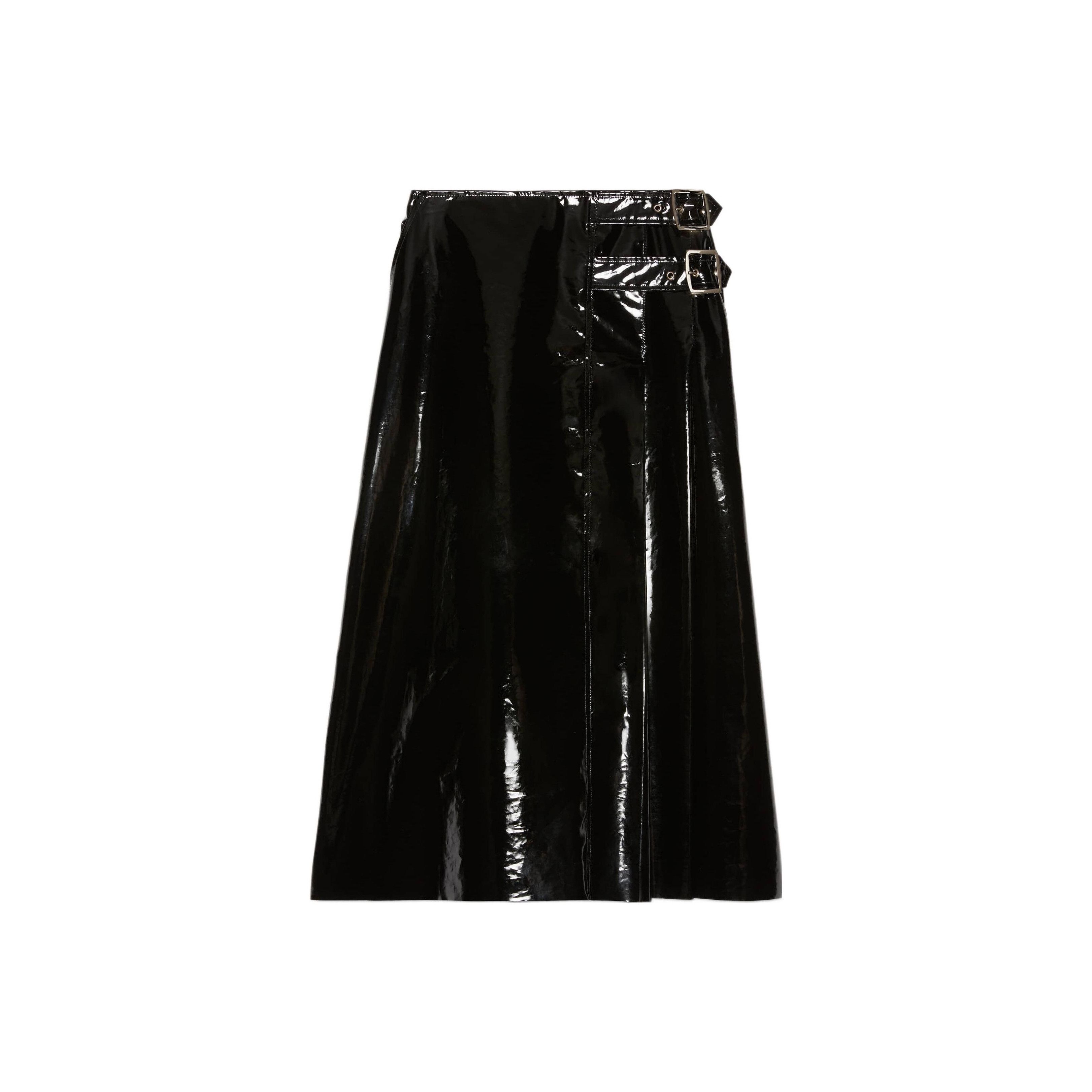 Gucci Gucci Coated Cotton Midi Skirt Size 42 Size 28" / US 6 / IT 42 - 1 Thumbnail
