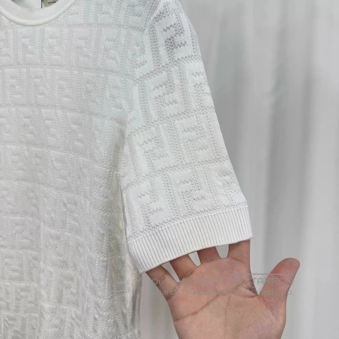 Fendi Fendi All-Over FF Logo Cutout Knit Top. Size S / US 4 / IT 40 - 4 Thumbnail