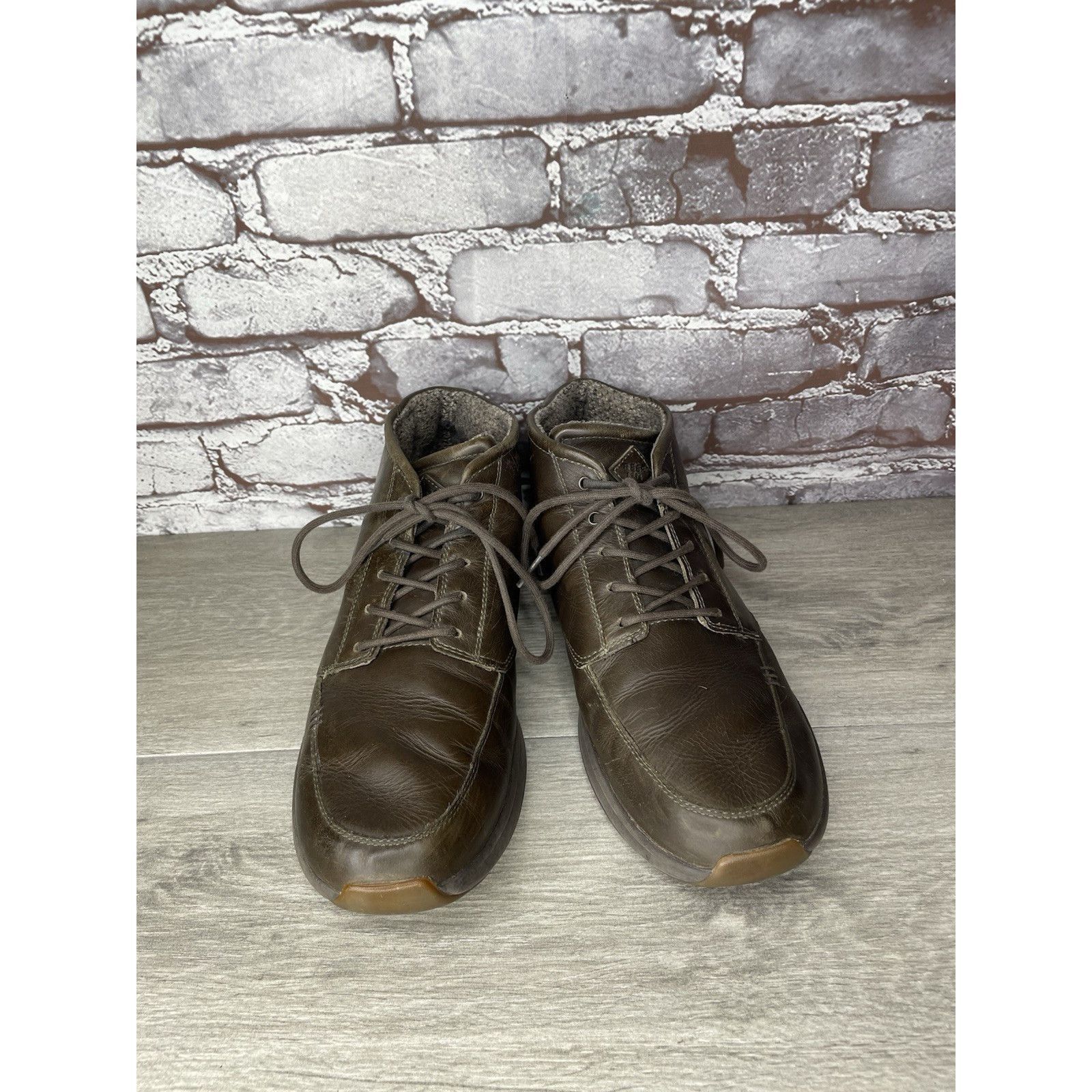 REEF Reef Rover Mid Brown Leather Casual Chukka Boots Shoes Men S Size US 11 / EU 44 - 4 Thumbnail