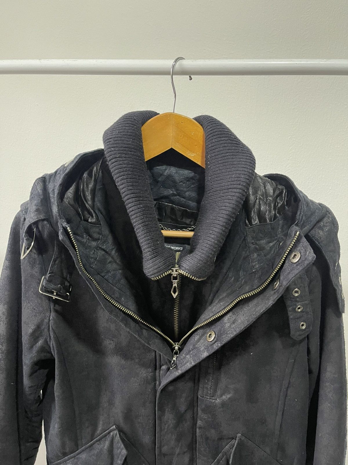 Le Grande Bleu (L.G.B.) 2000s Maniac Work Layered Two Zip Jacket Size US S / EU 44-46 / 1 - 4 Thumbnail