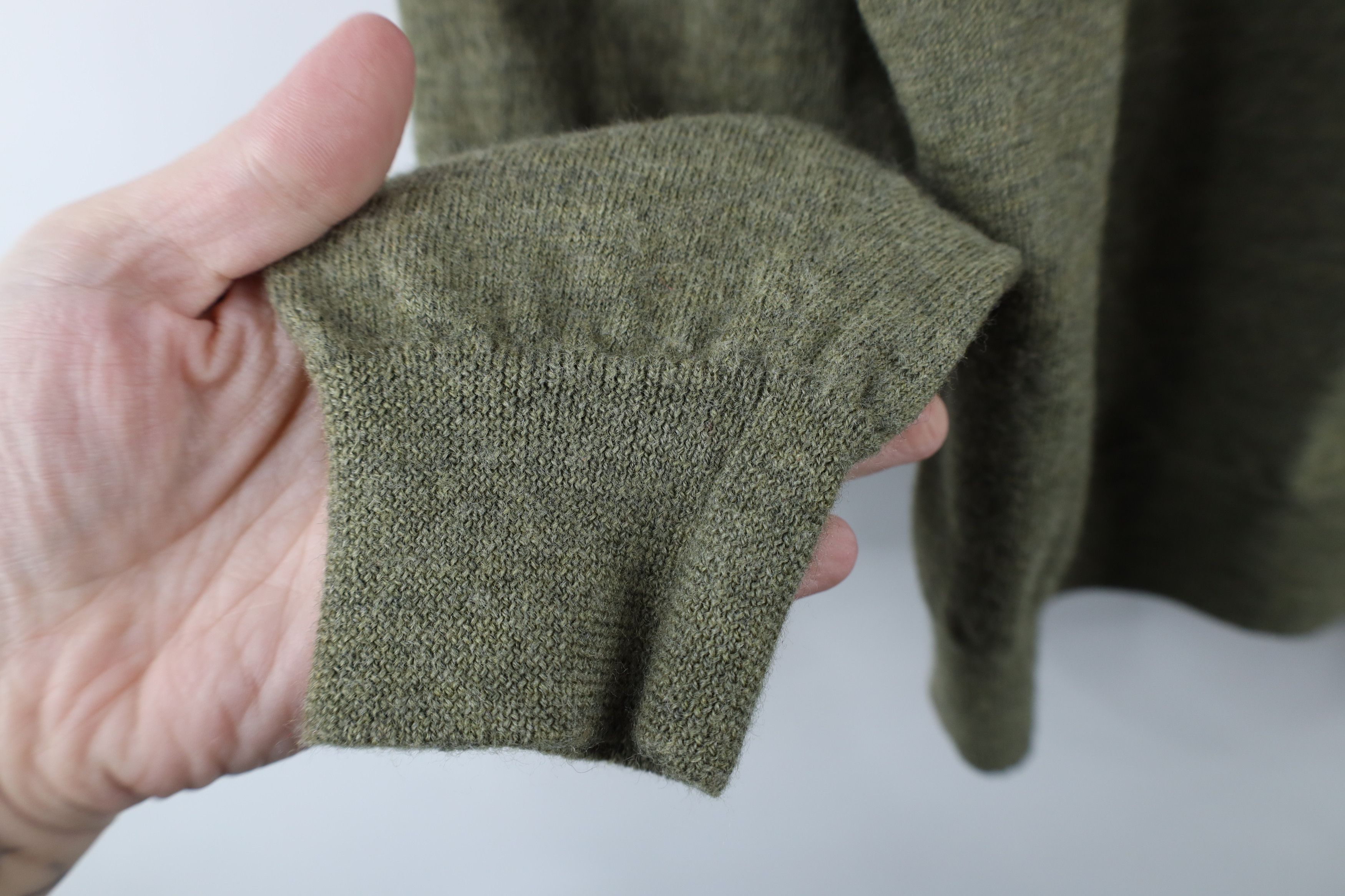 Vintage Vintage 90s Streetwear Wool Knit Crewneck Sweater Green Size US S / EU 44-46 / 1 - 4 Thumbnail