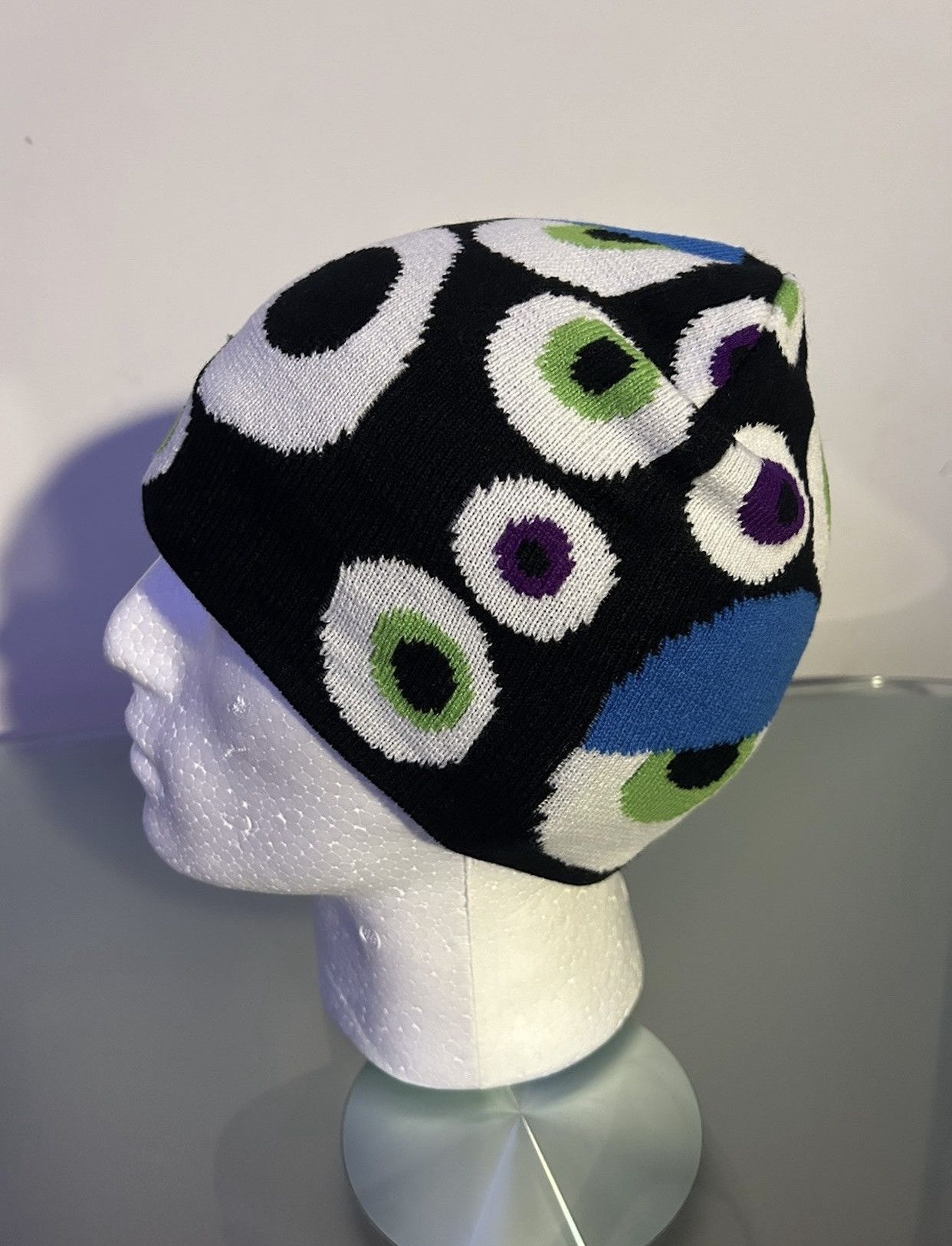 Japanese Brand × Vintage Y2K Monster Eyes Beanie (black) Size ONE SIZE - 7 Thumbnail