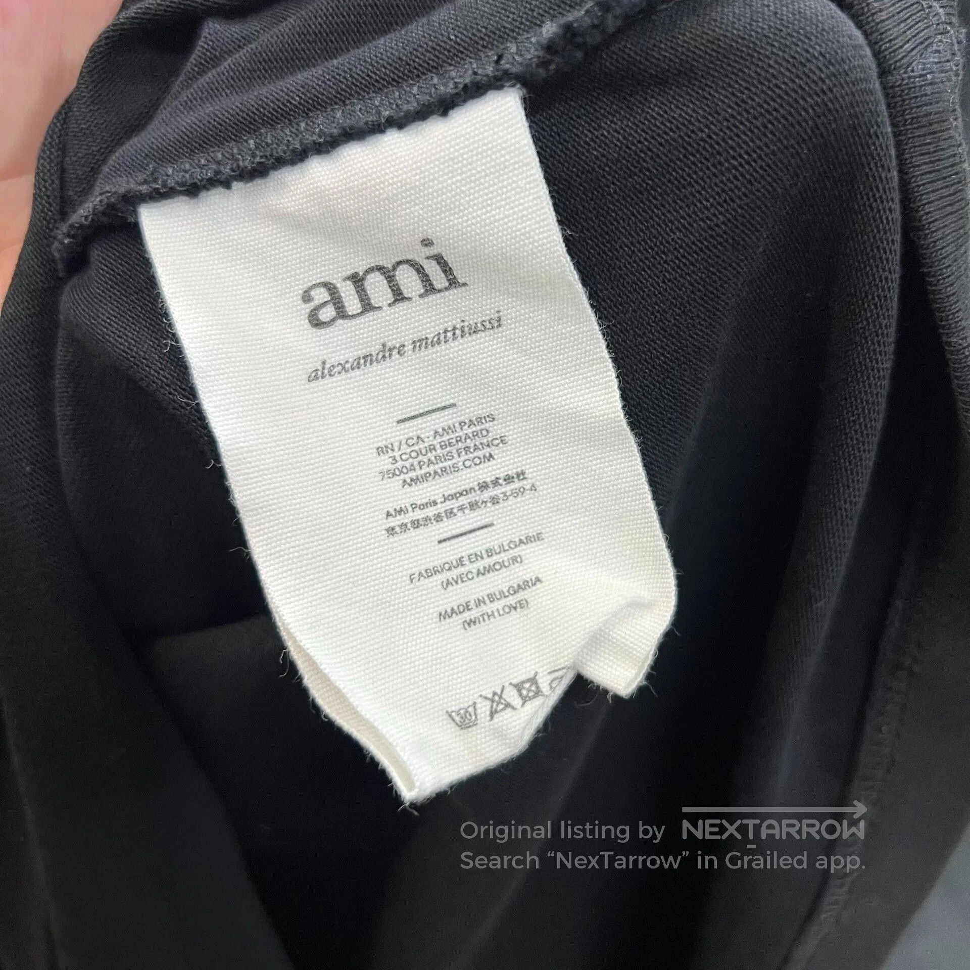 AMI AMI SS22 Heart Logo Embroidered T. Size US XXL / EU 58 / 5 - 4 Thumbnail