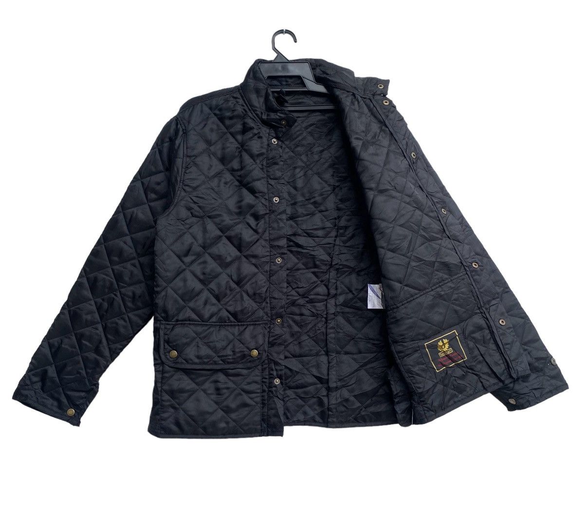 Belstaff × Vintage Vtg rare BELSTAFF diamond quilted snap button jacket Size US M / EU 48-50 / 2 - 1 Thumbnail