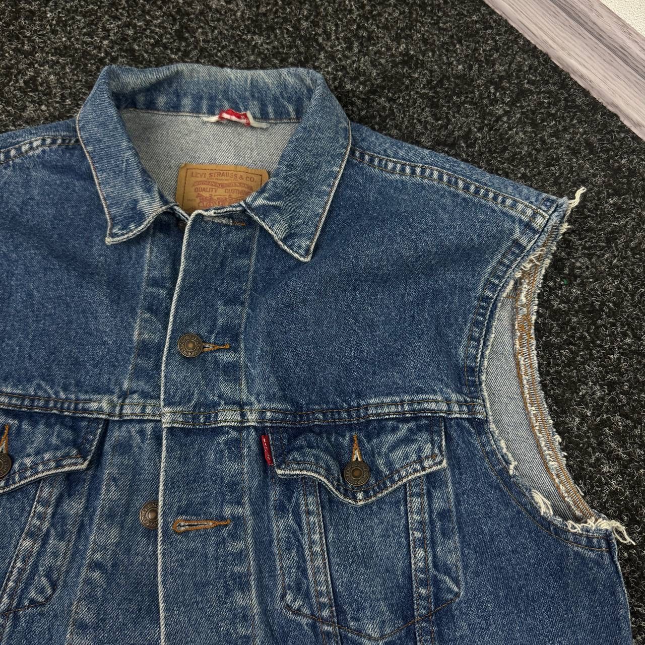 Levi's Levis denim vest vintage jeans streetwear american style Size US M / EU 48-50 / 2 - 4 Thumbnail