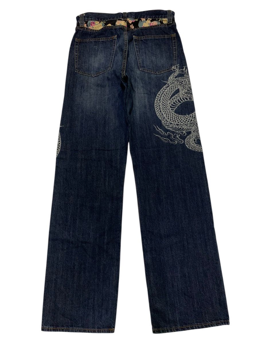 Kapital JAPANESE BIG DRAGON EMBROIDERED LIKE KARAKURI TAMASHI DENIM Size US 30 / EU 46 - 3 Thumbnail