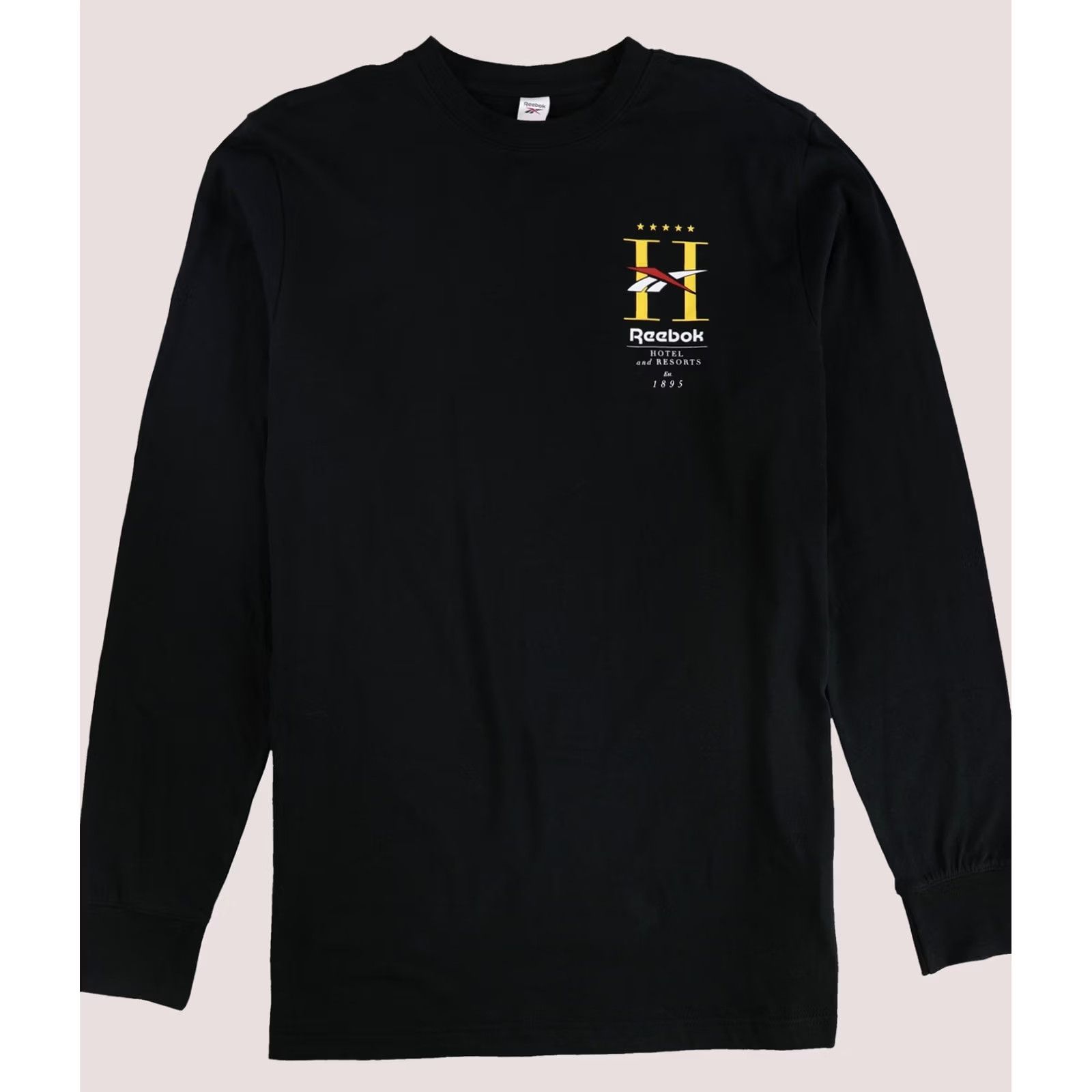 Reebok Reebok Mens Graphic Tee T-Shirt, Hotel And Resorts, Black, M Size US M / EU 48-50 / 2 - 1 Thumbnail
