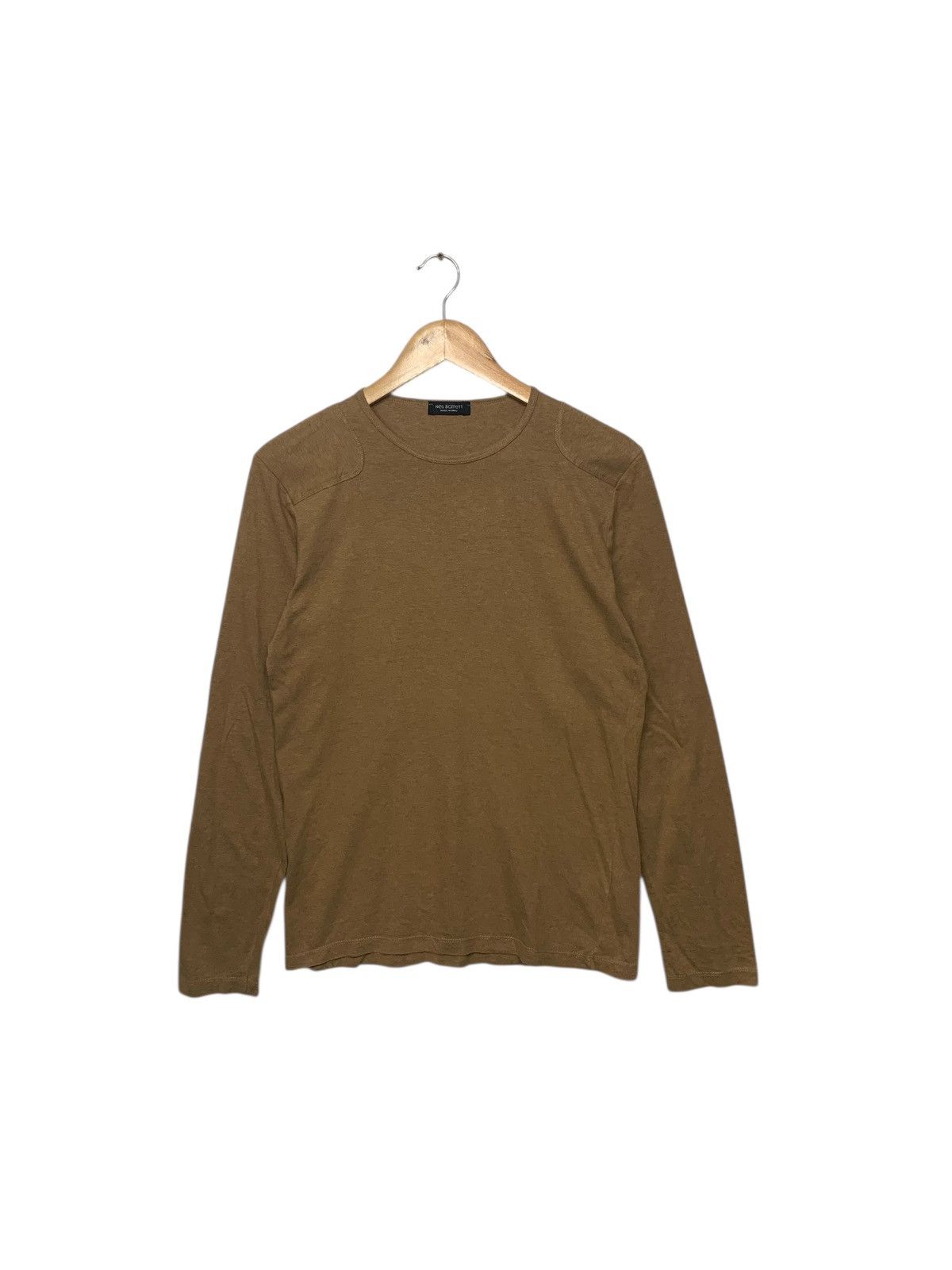 Neil Barrett Long sleeves T Black w/ red stripes | Grailed