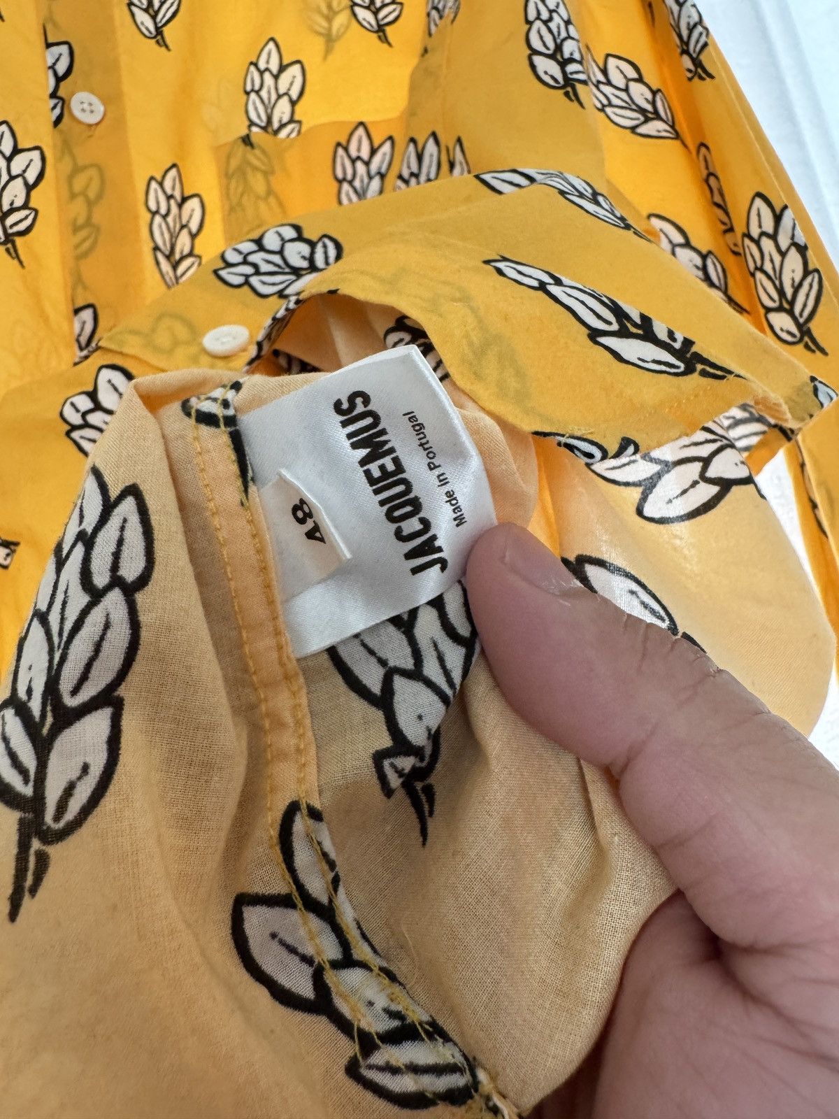 Jacquemus Jacquemus “Le Gadjo” wheat shirt Size US M / EU 48-50 / 2 - 6 Thumbnail