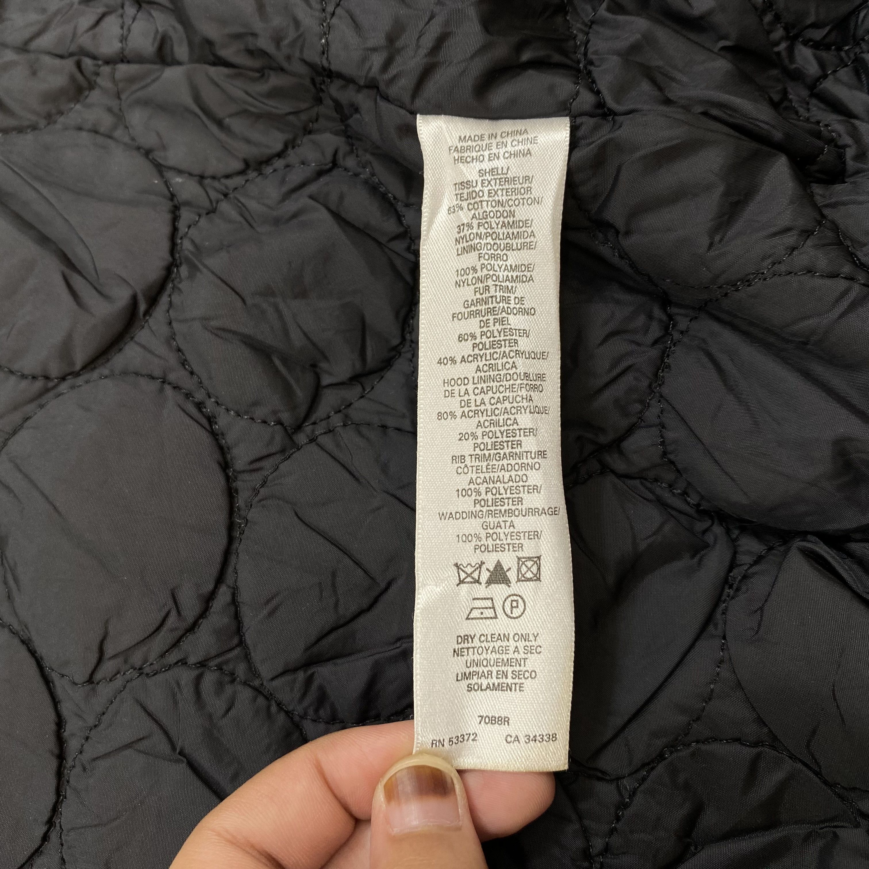French Connection FRENCH CONNECTION Fishtail Parka Faux Fur Hood Jacket-J645 Size US S / EU 44-46 / 1 - 14 Thumbnail
