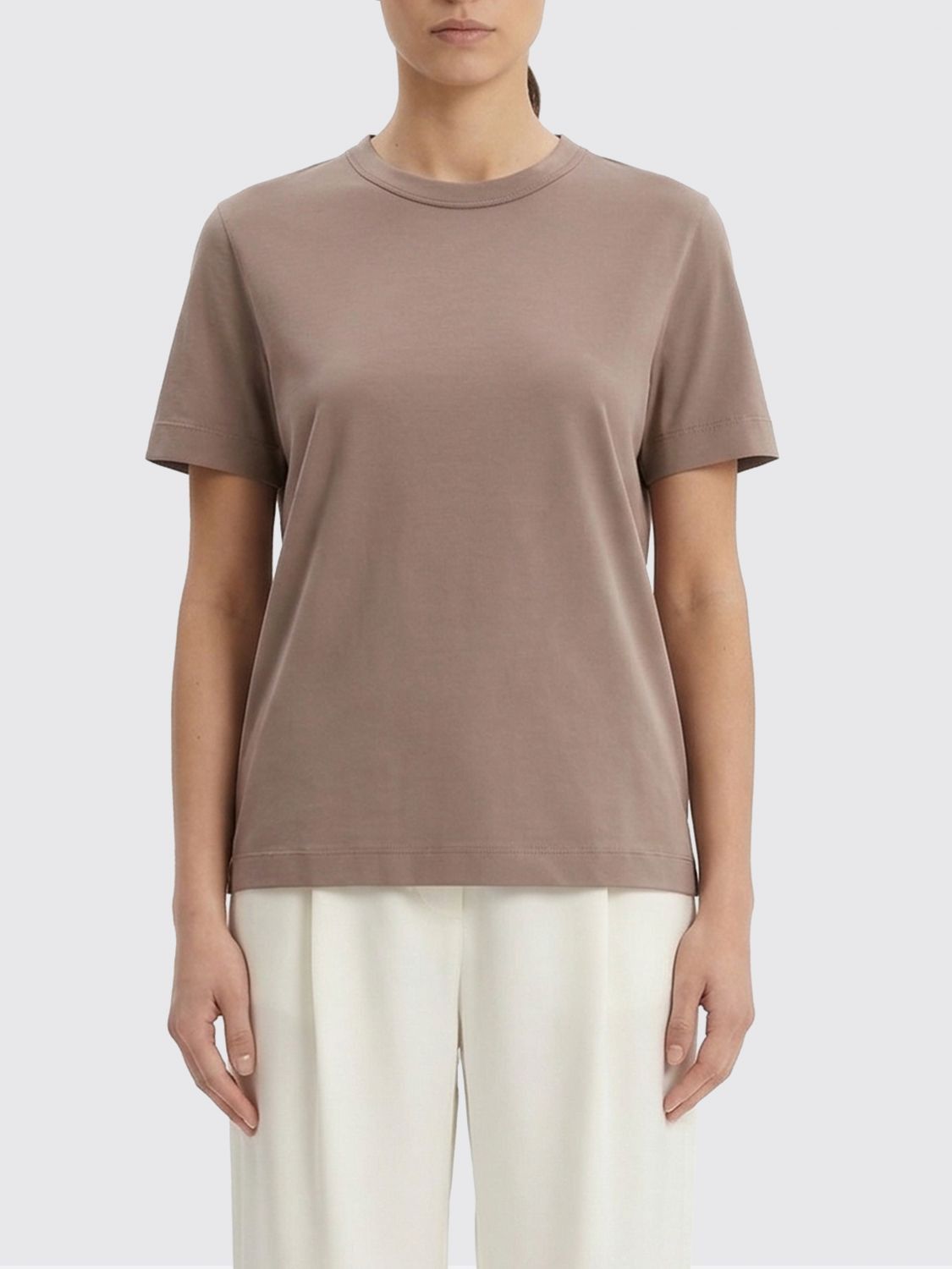 Brunello Cucinelli Brunello Cucinelli T-Shirt Woman Black Size L / US 10 / IT 46 - 1 Thumbnail