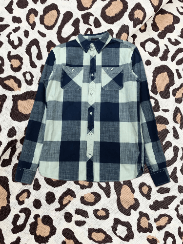 Allsaints Allsaints Mens Flannel Plaid Shirt STREETWEAR Size US XS / EU 42 / 0 - 1 Thumbnail