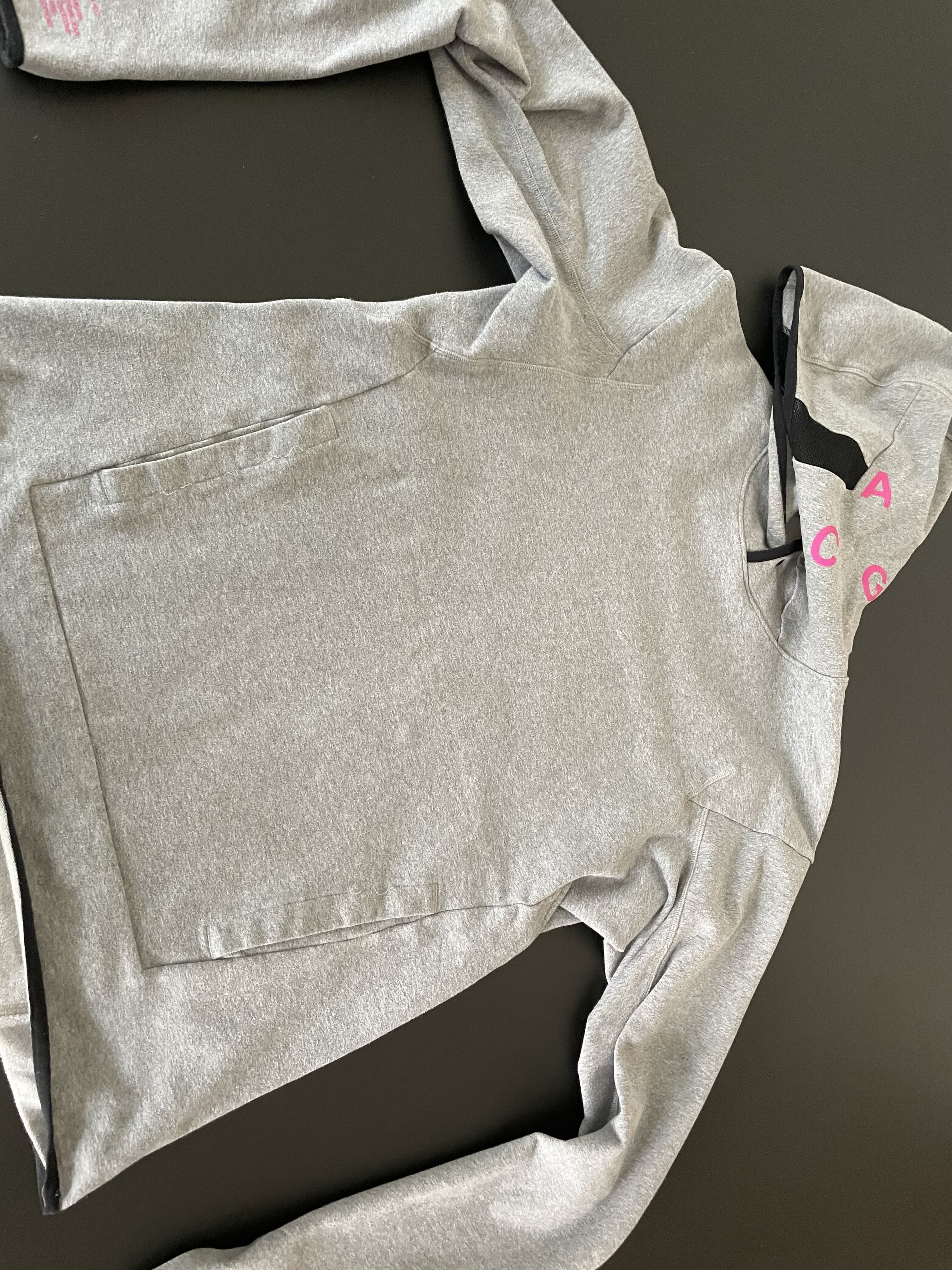 Errolson Hugh NIkelab x Acronym / Gray Hoodie / Errolson Hugh Size US L / EU 52-54 / 3 - 1 Thumbnail