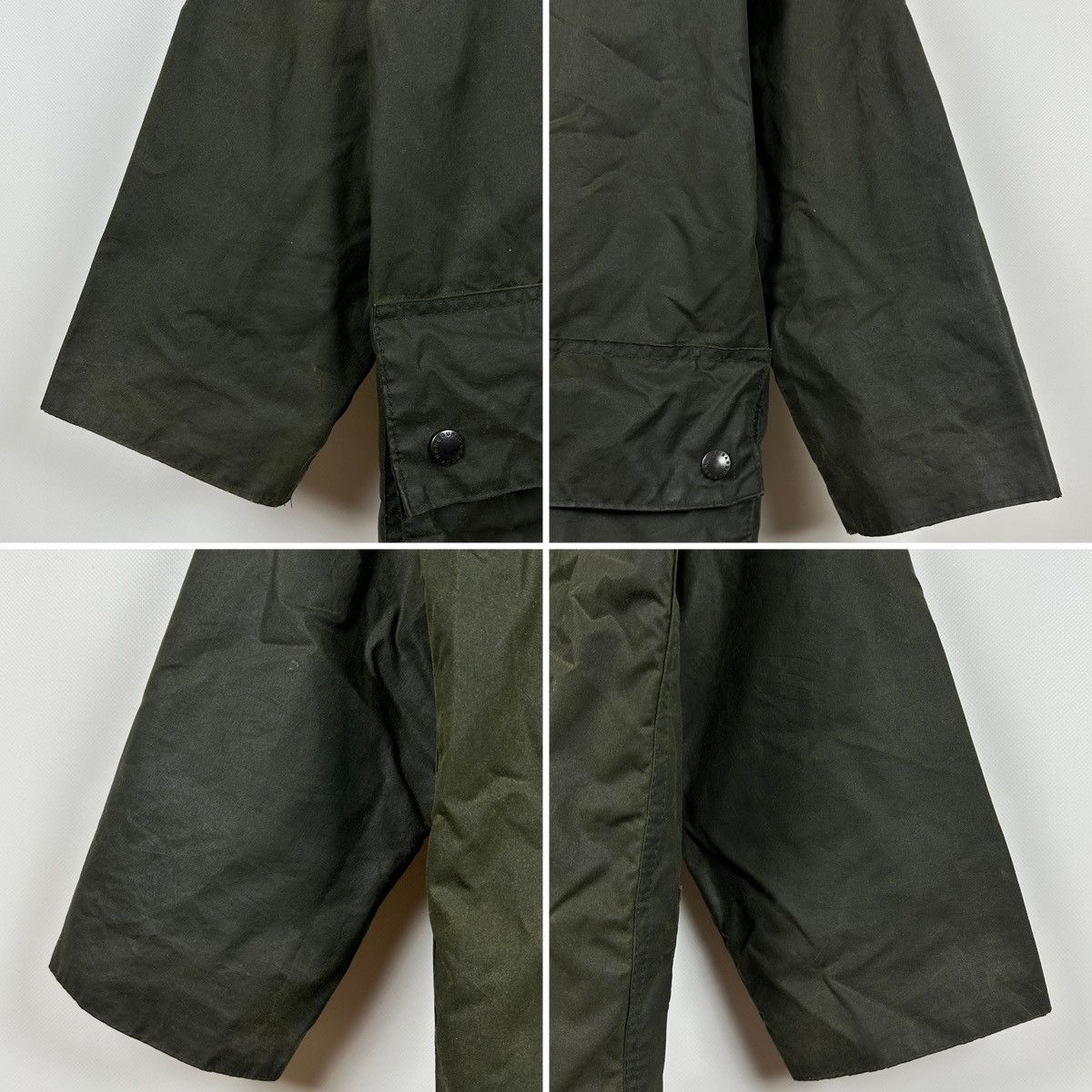 Barbour Vintage Barbour Gamefair Waxed Olive Green Coat Jacket Size US S / EU 44-46 / 1 - 9 Thumbnail