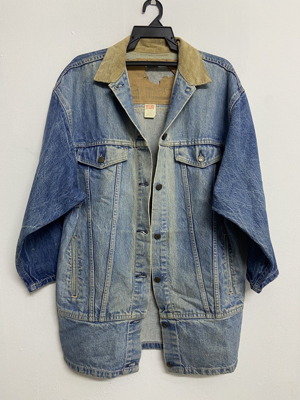 Levi's Vintage 80s Levis Denim Jacket Trucker 77932 Size US S / EU 44-46 / 1 - 2 Thumbnail
