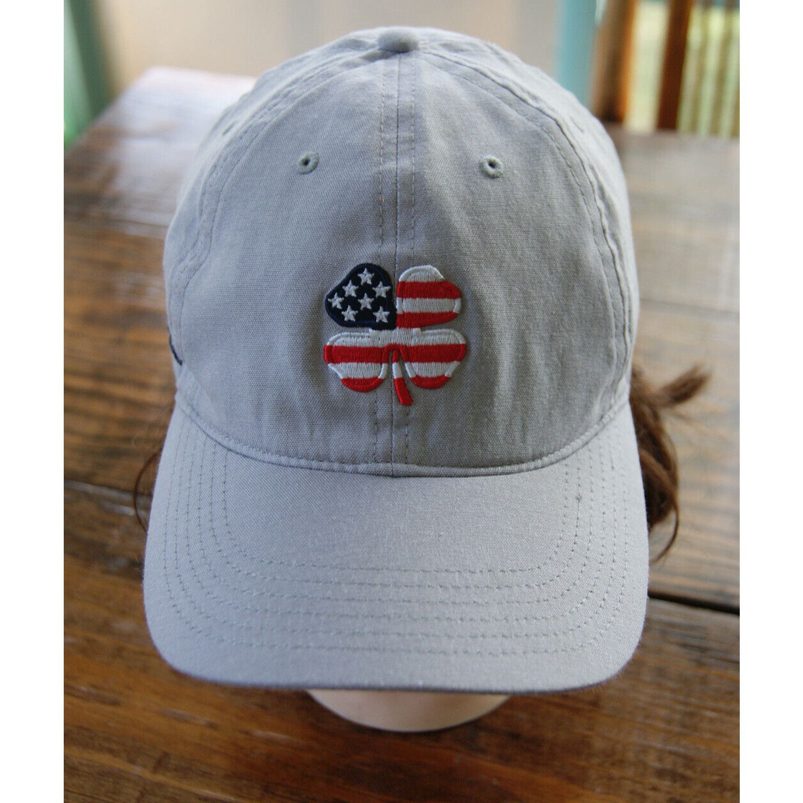 Other Black Clover Lucky Golf Hat Cap Top USA Flag Cap Strapback Size ONE SIZE - 1 Thumbnail