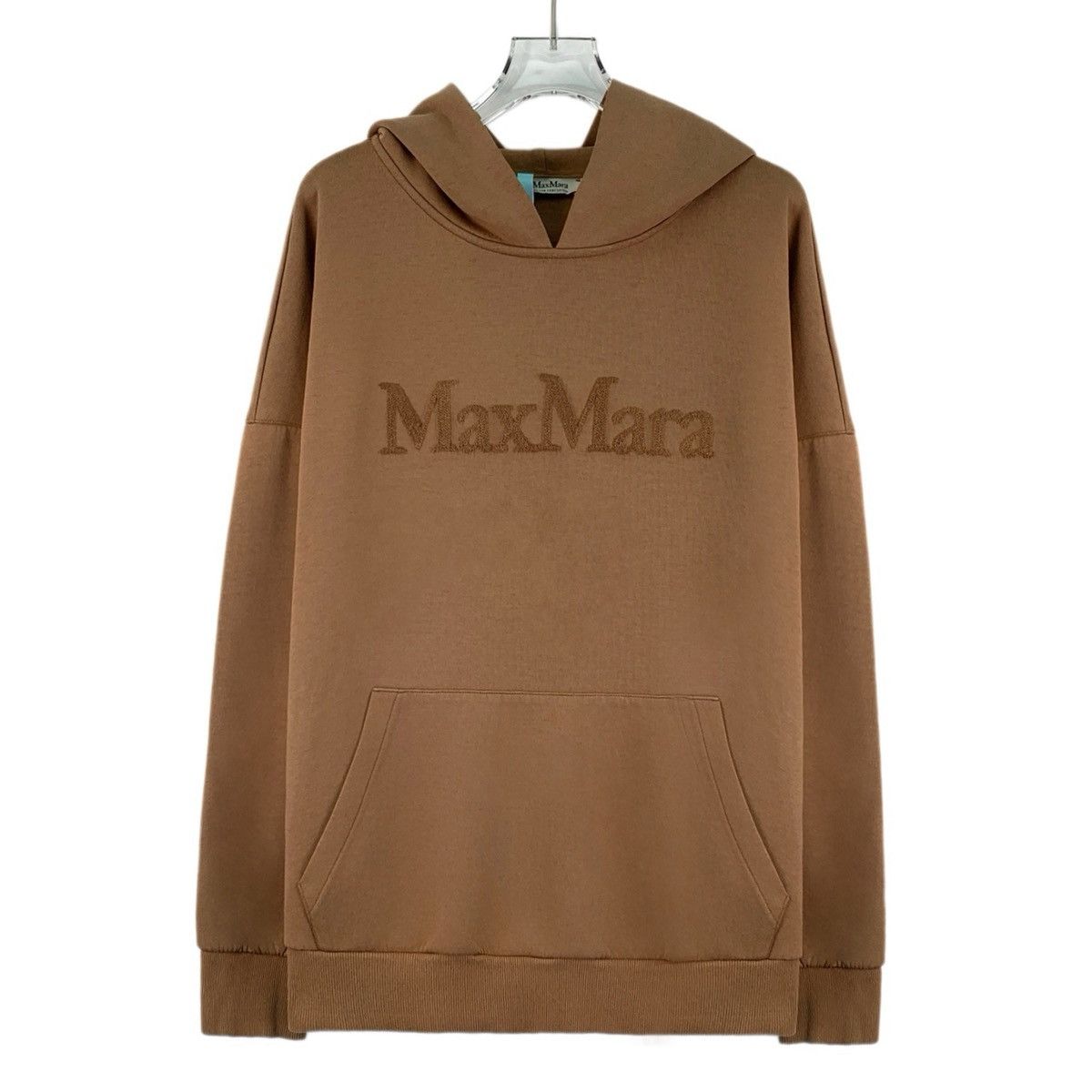 Max Mara Maxmara Brown Cotton Hooded Long Sleeve Sweatshirt K26WX Size L / US 10 / IT 46 - 1 Thumbnail