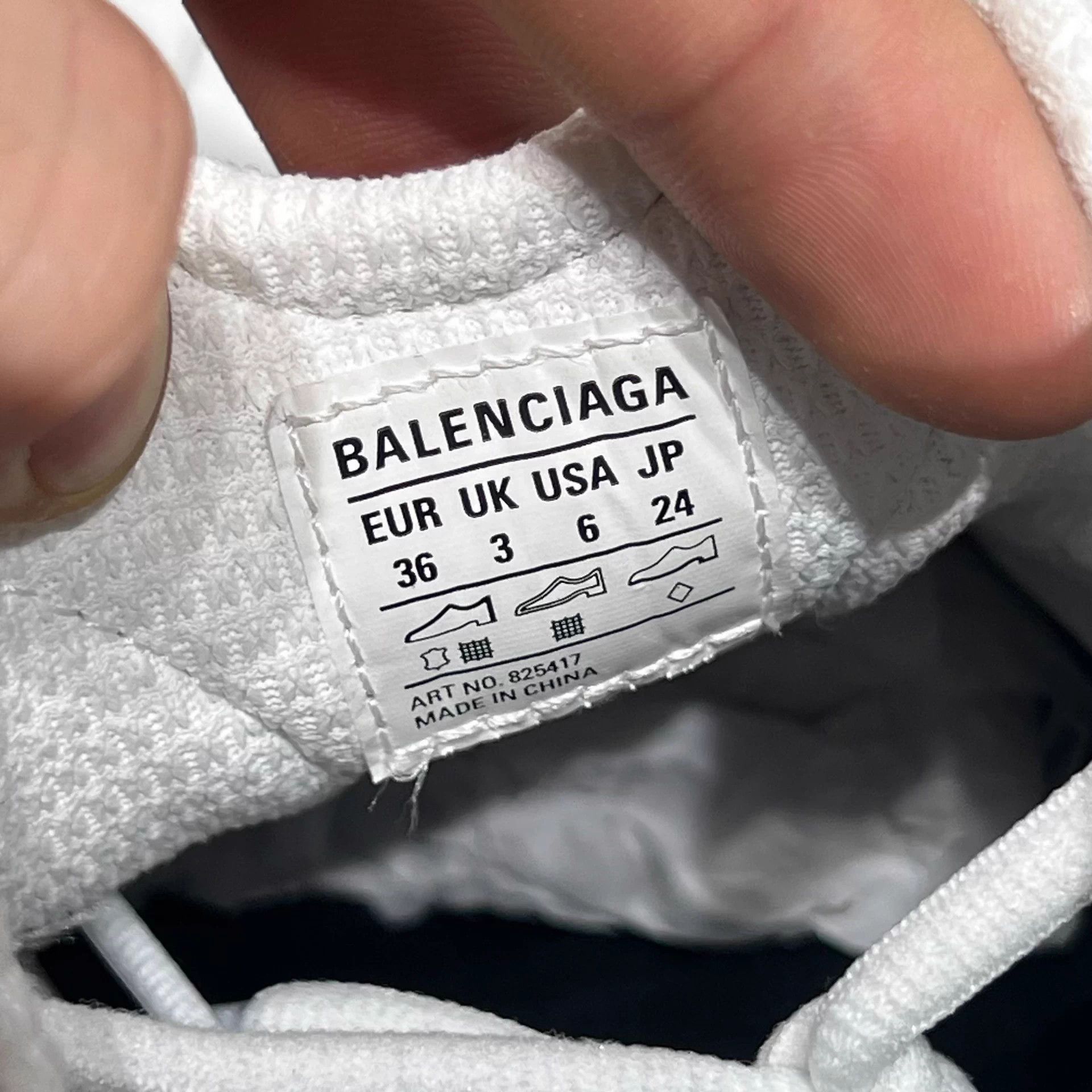 Balenciaga Balenciaga Monday White Sneakers Size 36 Size US 5 / IT 35 - 8 Thumbnail