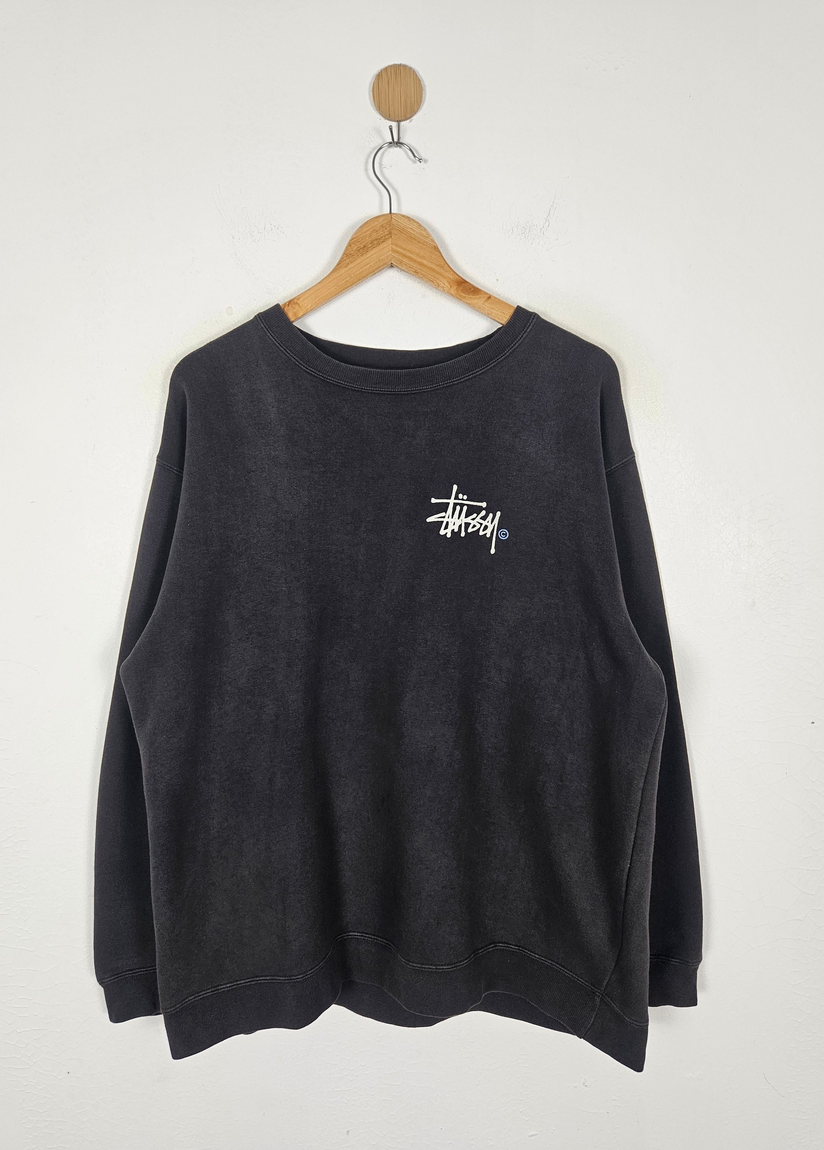 Stussy Vintage Stussy Signature Spellout Sweatshirt Size US M / EU 48-50 / 2 - 2 Thumbnail