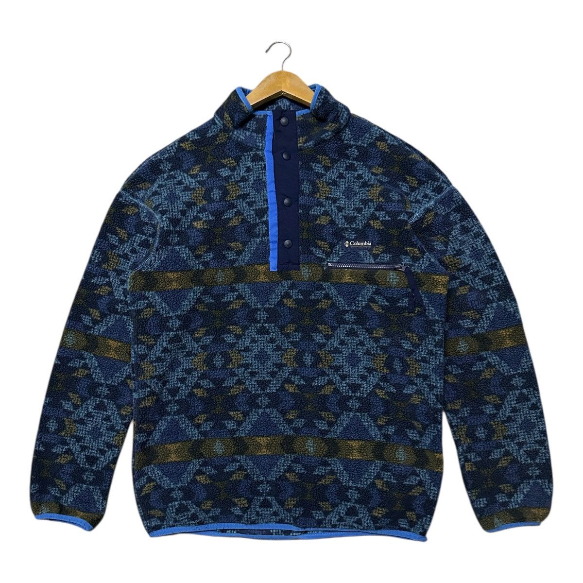 Columbia Vintage Columbia Helvetia half snap printed fleece in canyon Size US M / EU 48-50 / 2 - 2 Thumbnail