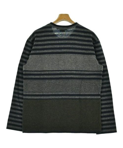 Comme des Garcons Homme Deux Sweater Border Design Wool Size US L / EU 52-54 / 3 - 2 Thumbnail