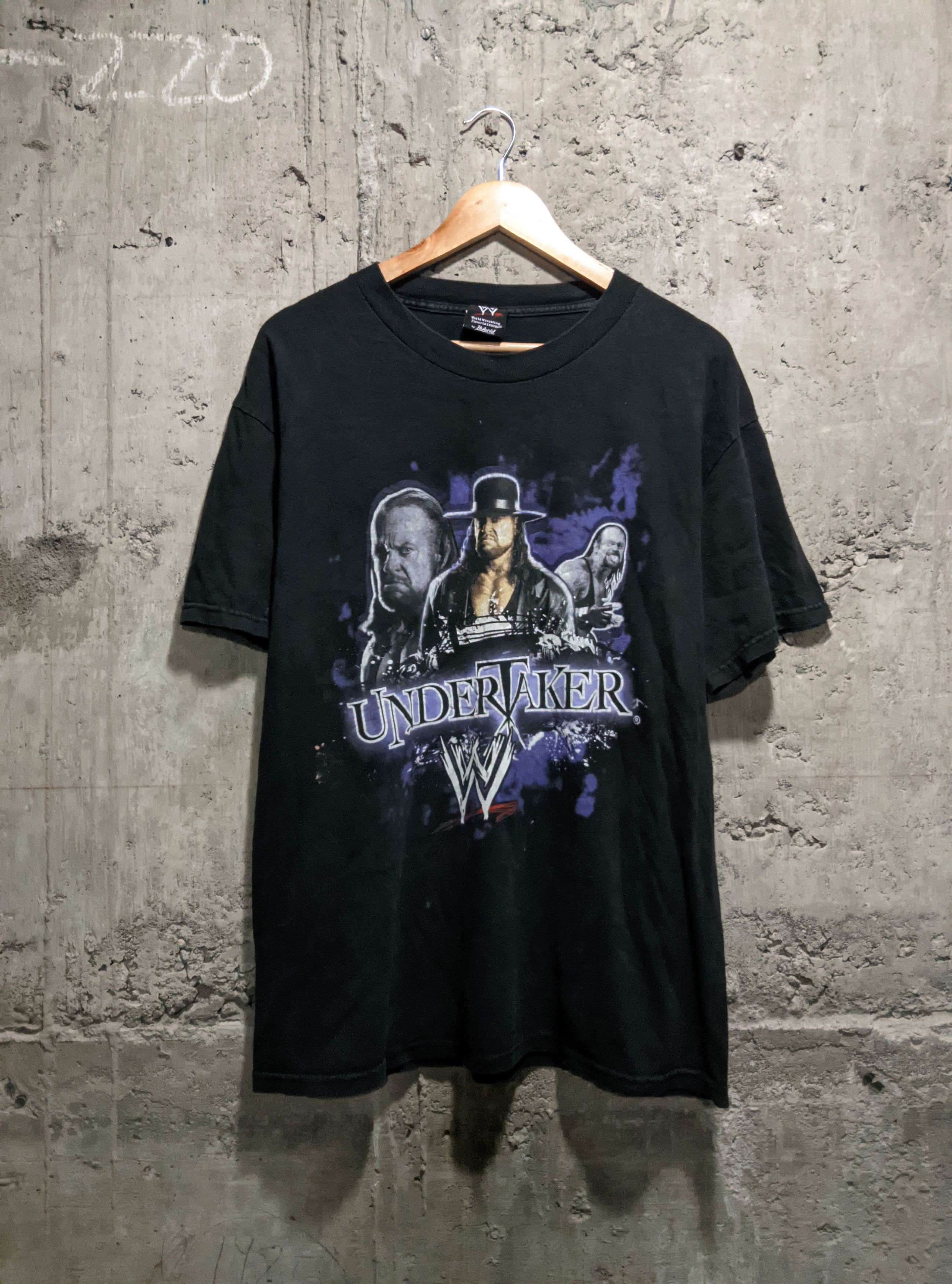 WWF Vintage 2007 undertaker wwf wwe wrestling t shirt Size US L / EU 52-54 / 3 - 1 Thumbnail