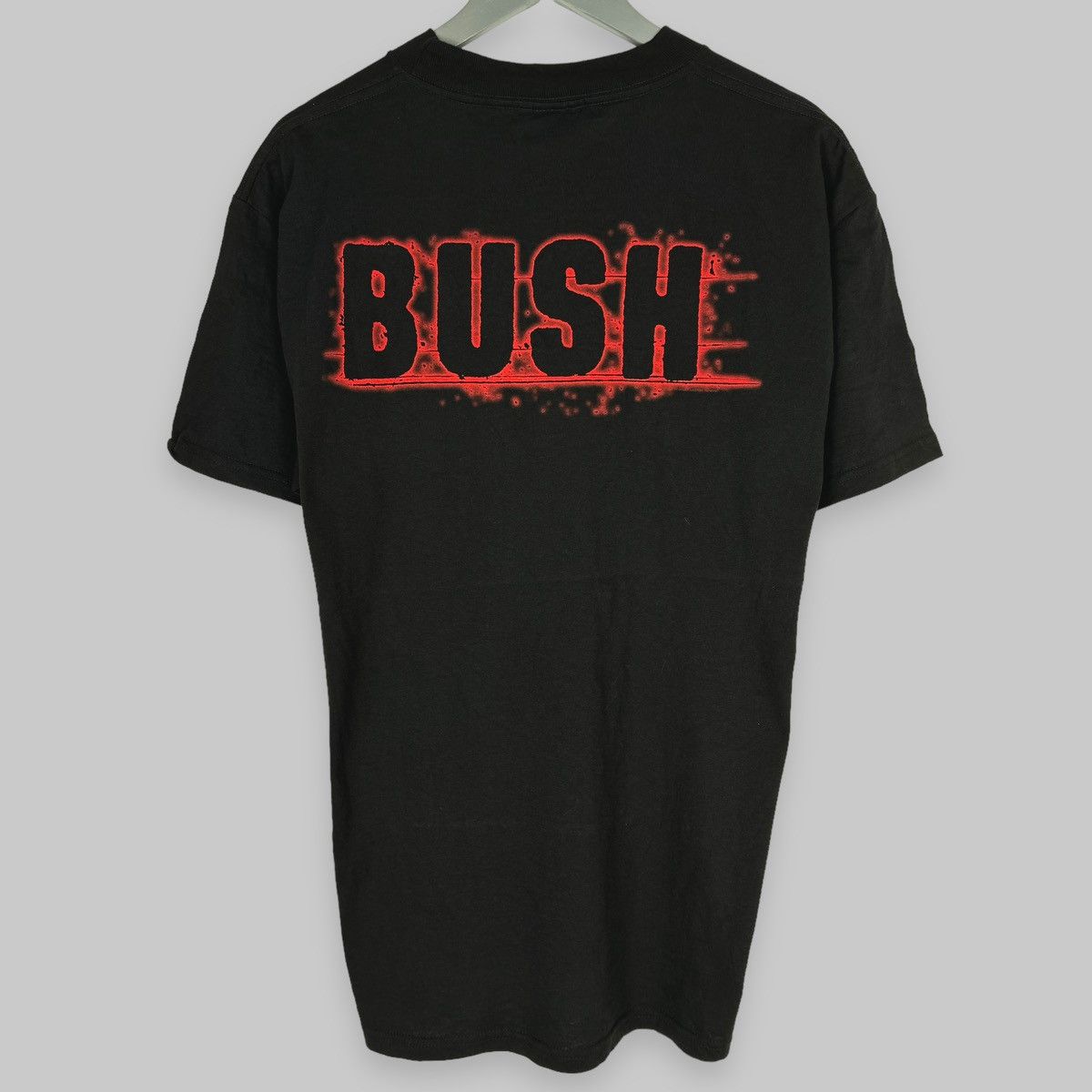 Band Tees Vintage 90s Bush Face Print Giant Licensed Band T Shirt Size US XL / EU 56 / 4 - 2 Thumbnail