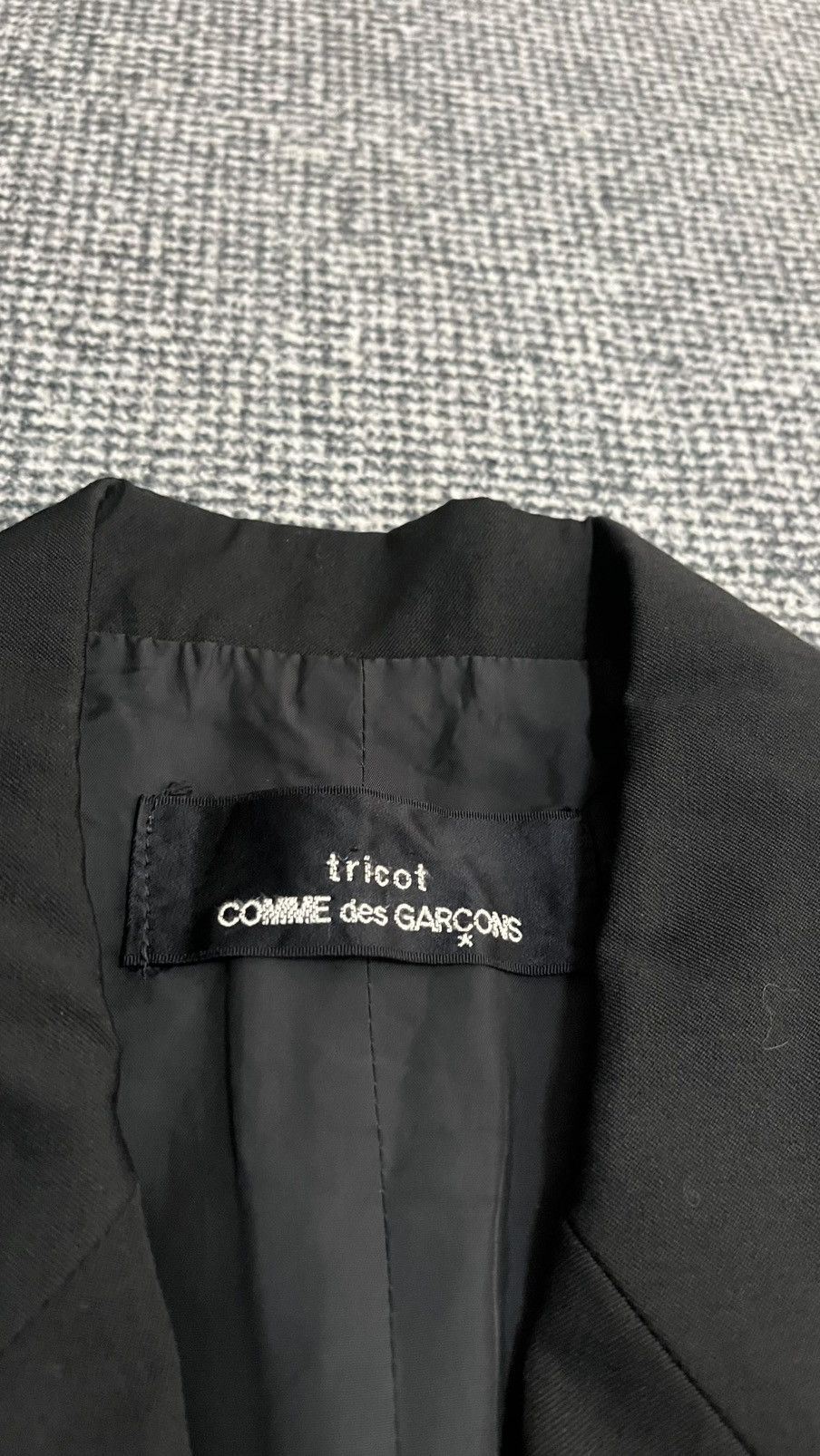 Comme des Garcons Vintage 90s Comme des garcons wool asymmetric vest Size 38R - 11 Thumbnail