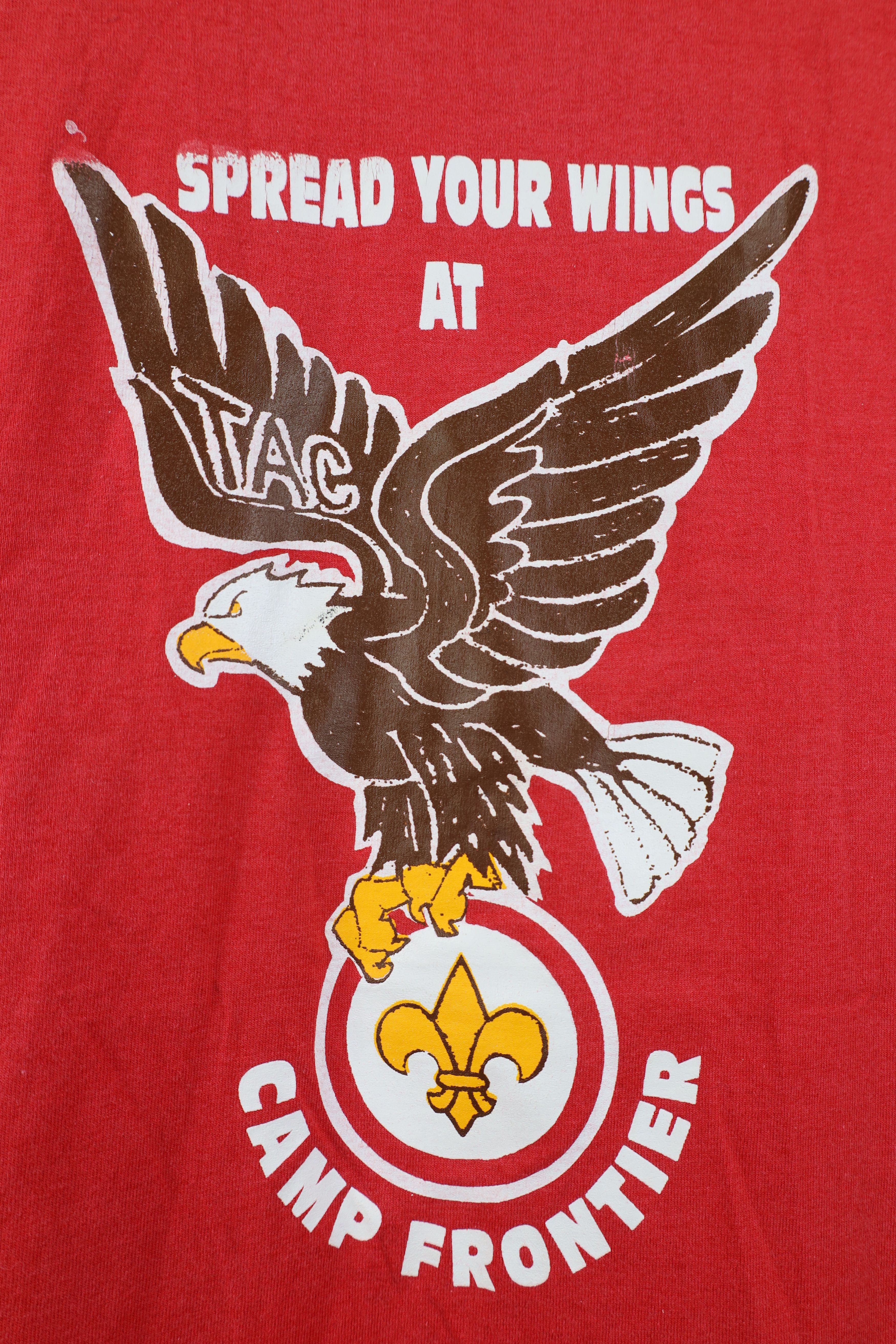 Vintage Vintage 80s 90s Boy Scouts of America Camp Frontier T-Shirt Size US XXL / EU 58 / 5 - 4 Thumbnail