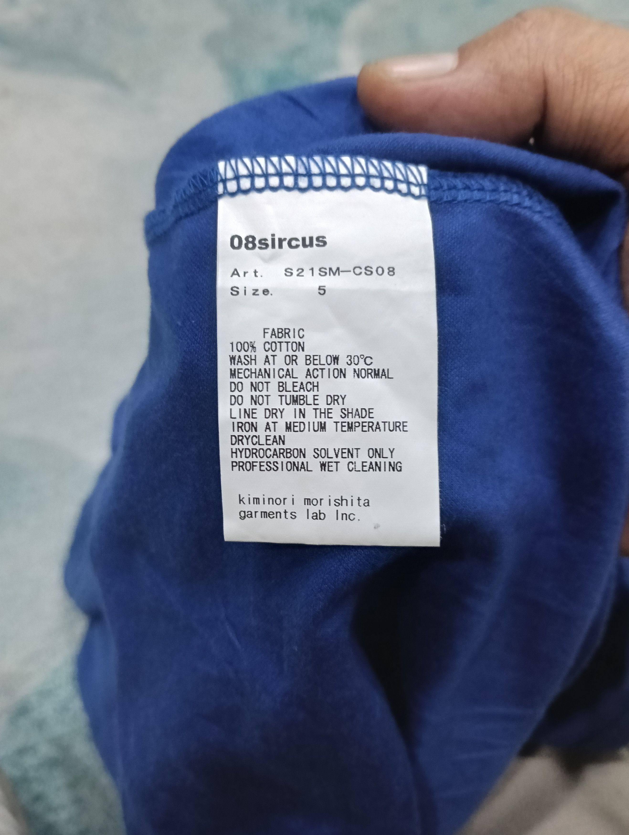 Kiminori Morishita 08sircus By Kiminori Morishita Tee Like Baggy Style Size US XXL / EU 58 / 5 - 4 Thumbnail