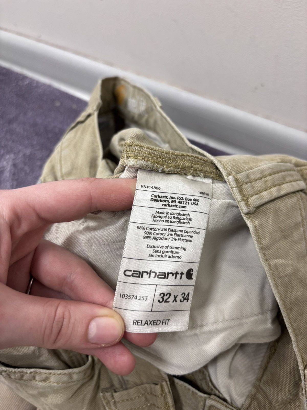 Carhartt Vintage Carhartt Relaxed Fit Flight Utility Hype Cargo Pants Size US 32 / EU 48 - 20 Thumbnail