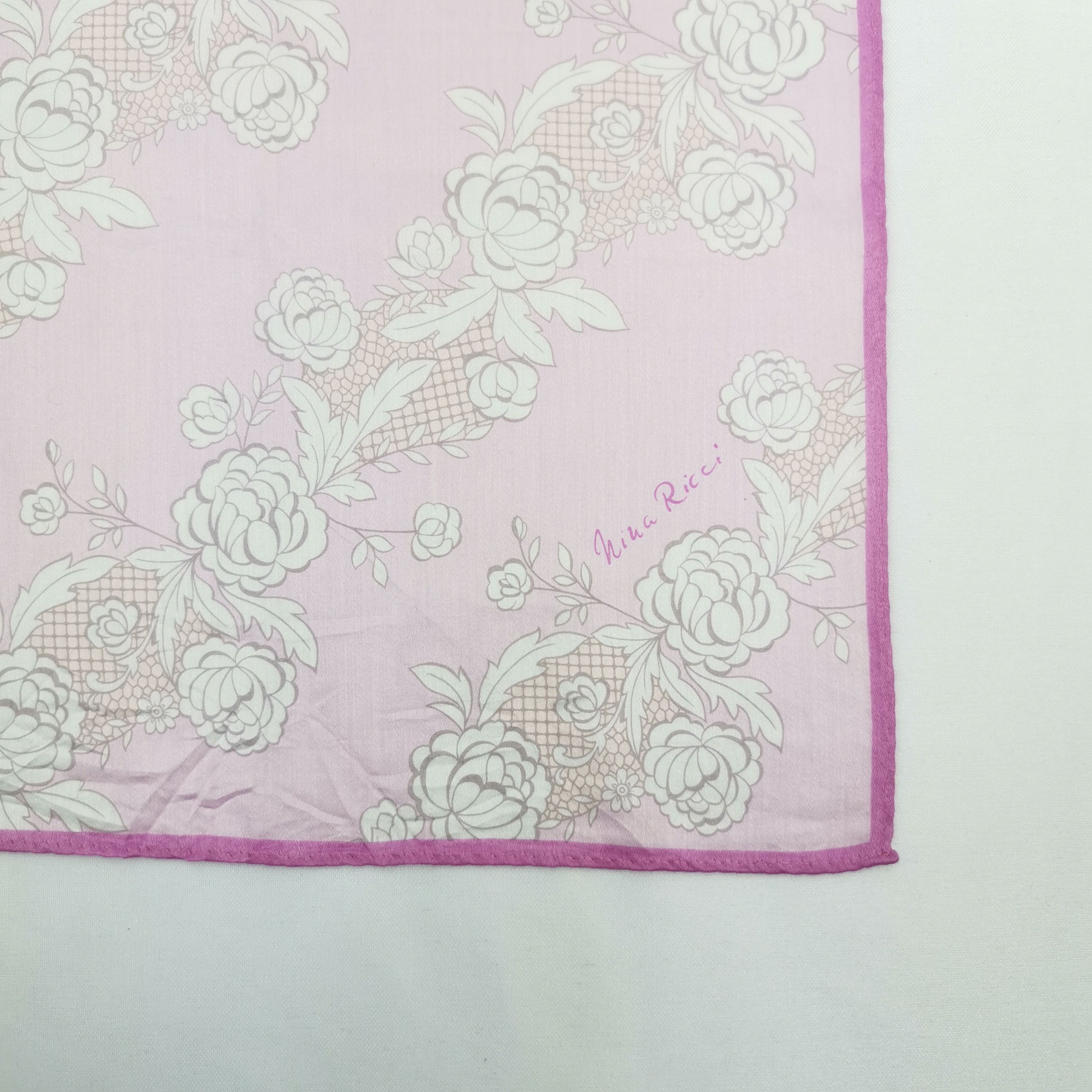 Japanese Brand Vintage Nina Ricci Handkerchief Neckerchief Bandana Size ONE SIZE - 3 Thumbnail