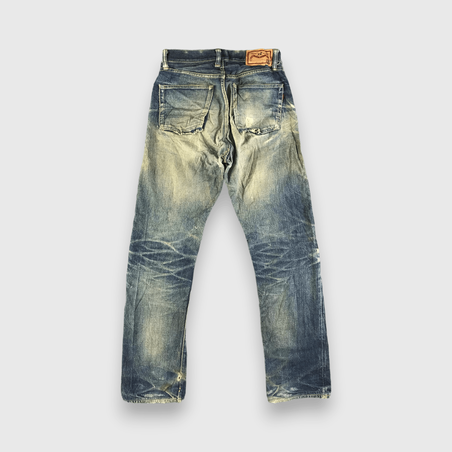 Japanese Brand Vintage Psycho Wheels Selvedge Jeans-J3784 Size US 29 - 2 Thumbnail