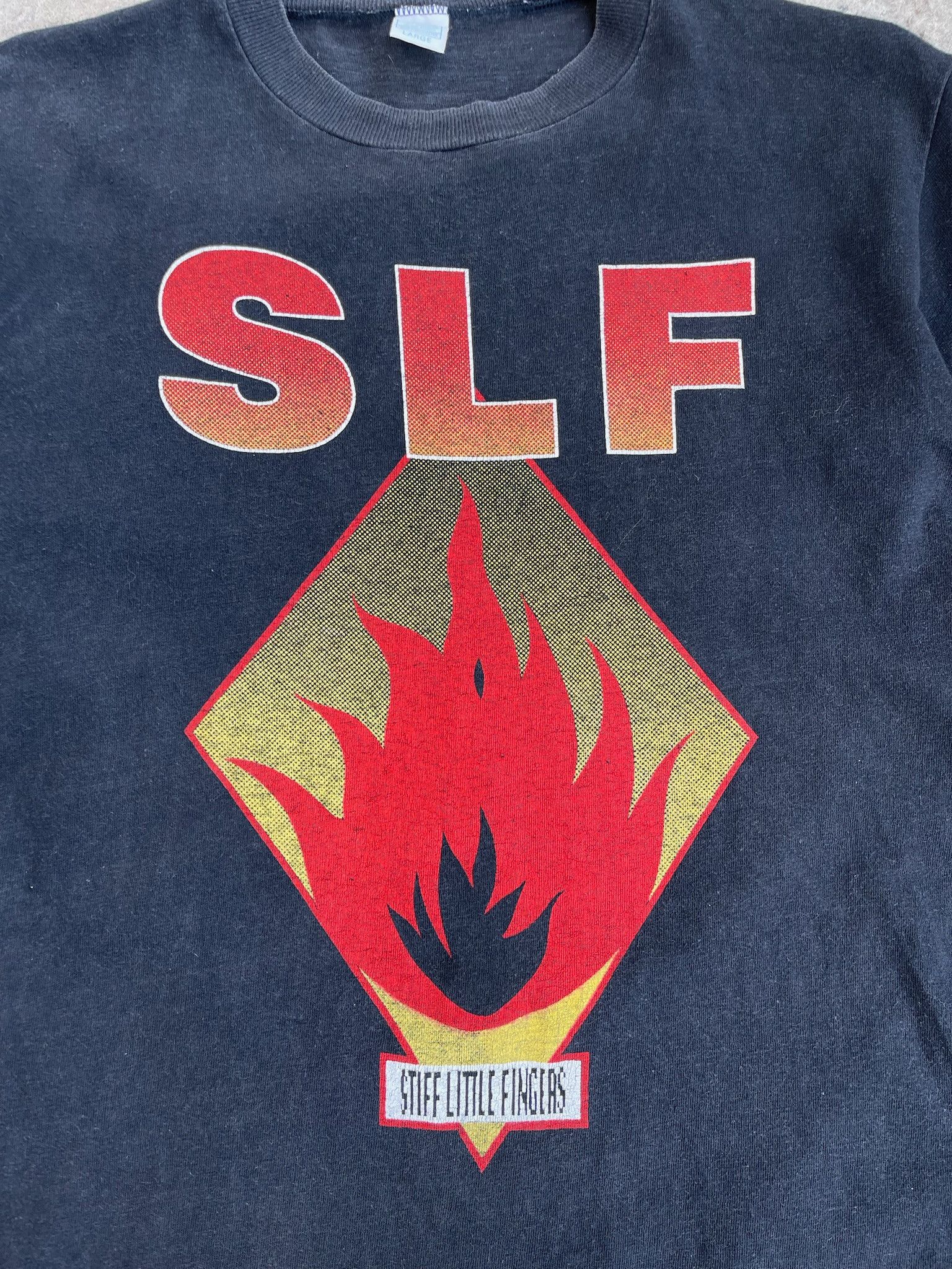 Band Tees Vintage 80s Stiff Little Fingers Punk Tee SLF Size US L / EU 52-54 / 3 - 8 Thumbnail