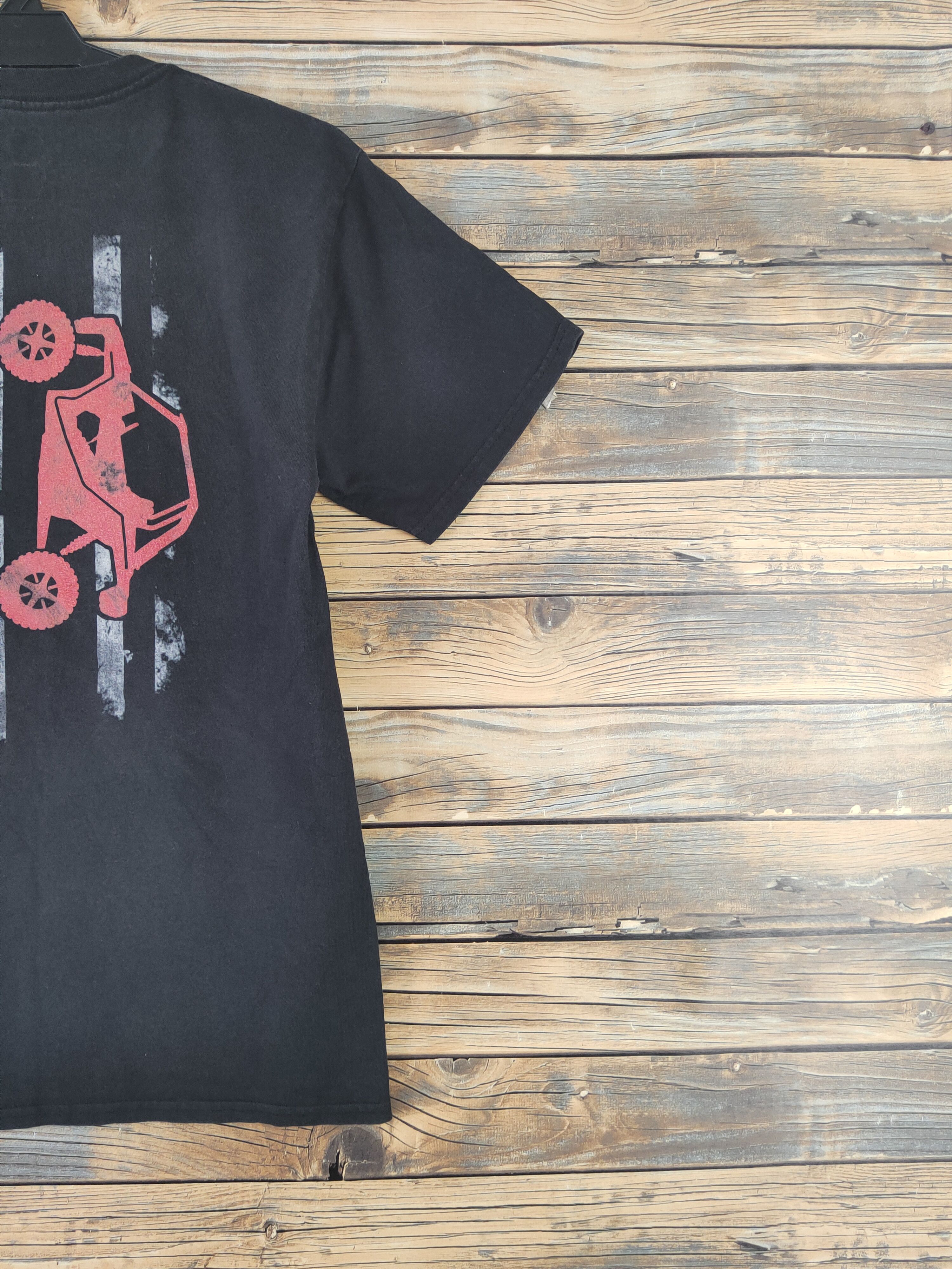 Japanese Brand DL Hanes Black Short Sleeve T-shirt #1808 Size US S / EU 44-46 / 1 - 10 Thumbnail