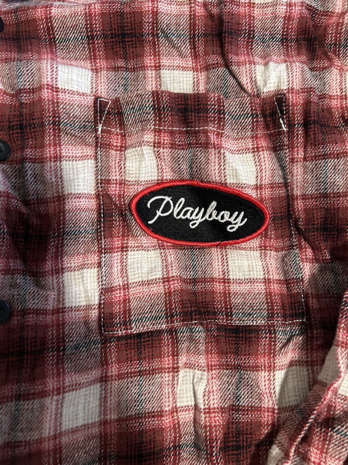 Pacsun × Playboy Red and White Playboy x Pacsun flannel Size US M / EU 48-50 / 2 - 2 Thumbnail