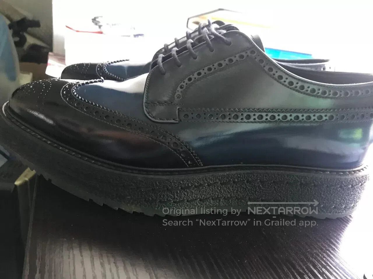 Prada prada classic brogue shoes size uk6. Size US 8 / EU 41 - 3 Thumbnail