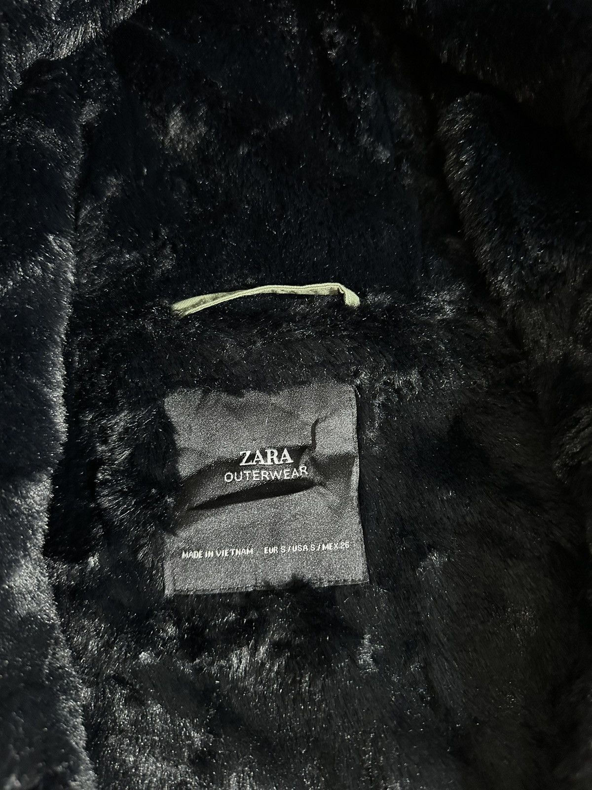 Beauty Beast ZARA BLACK FUR Parka & Mohair IF SIX WAS NINE LGB STYLE Size US L / EU 52-54 / 3 - 8 Thumbnail