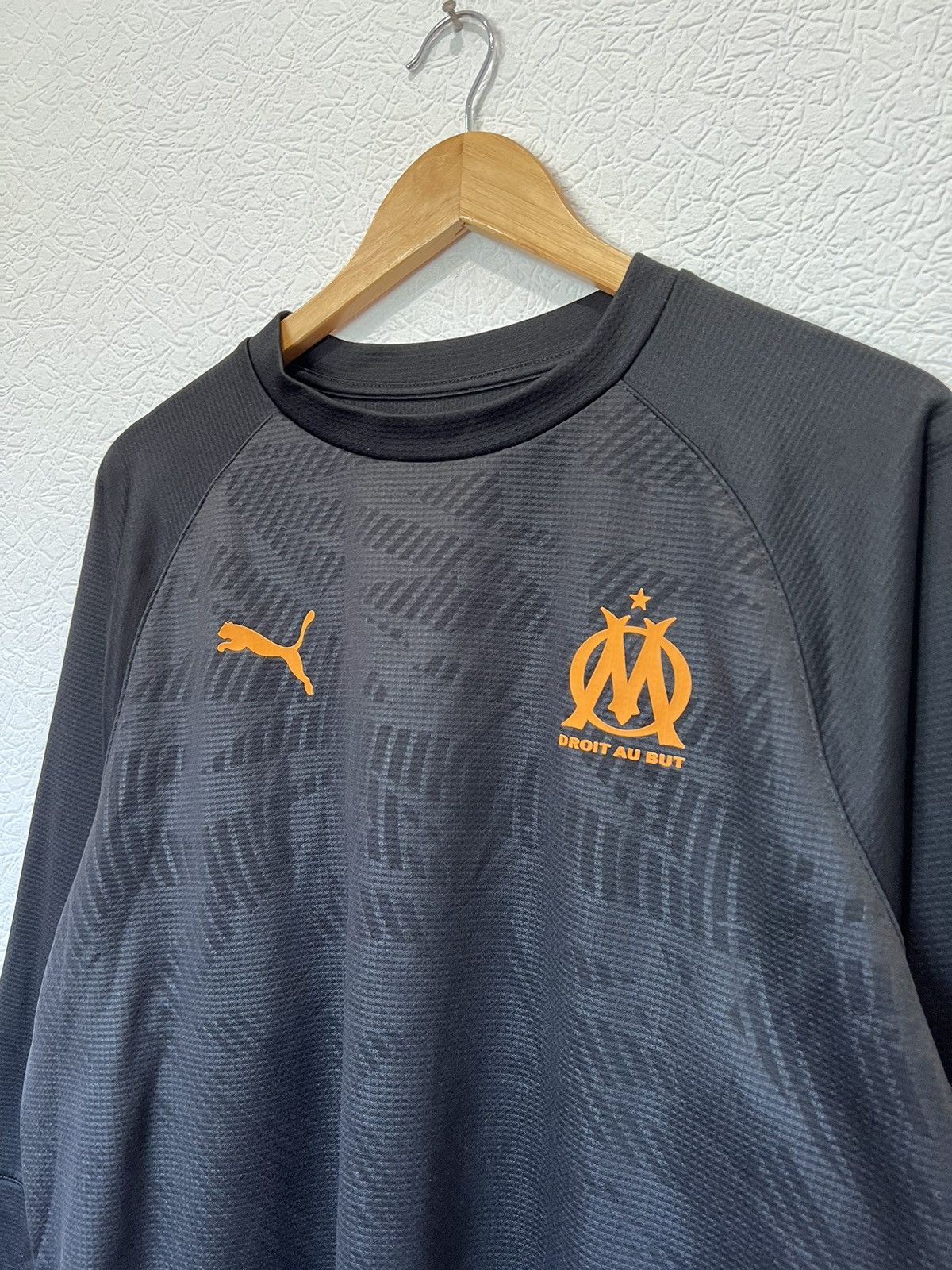 Puma Puma Marseille Black Shirt Longsleeve Soccer Jersey Size US XL / EU 56 / 4 - 2 Thumbnail