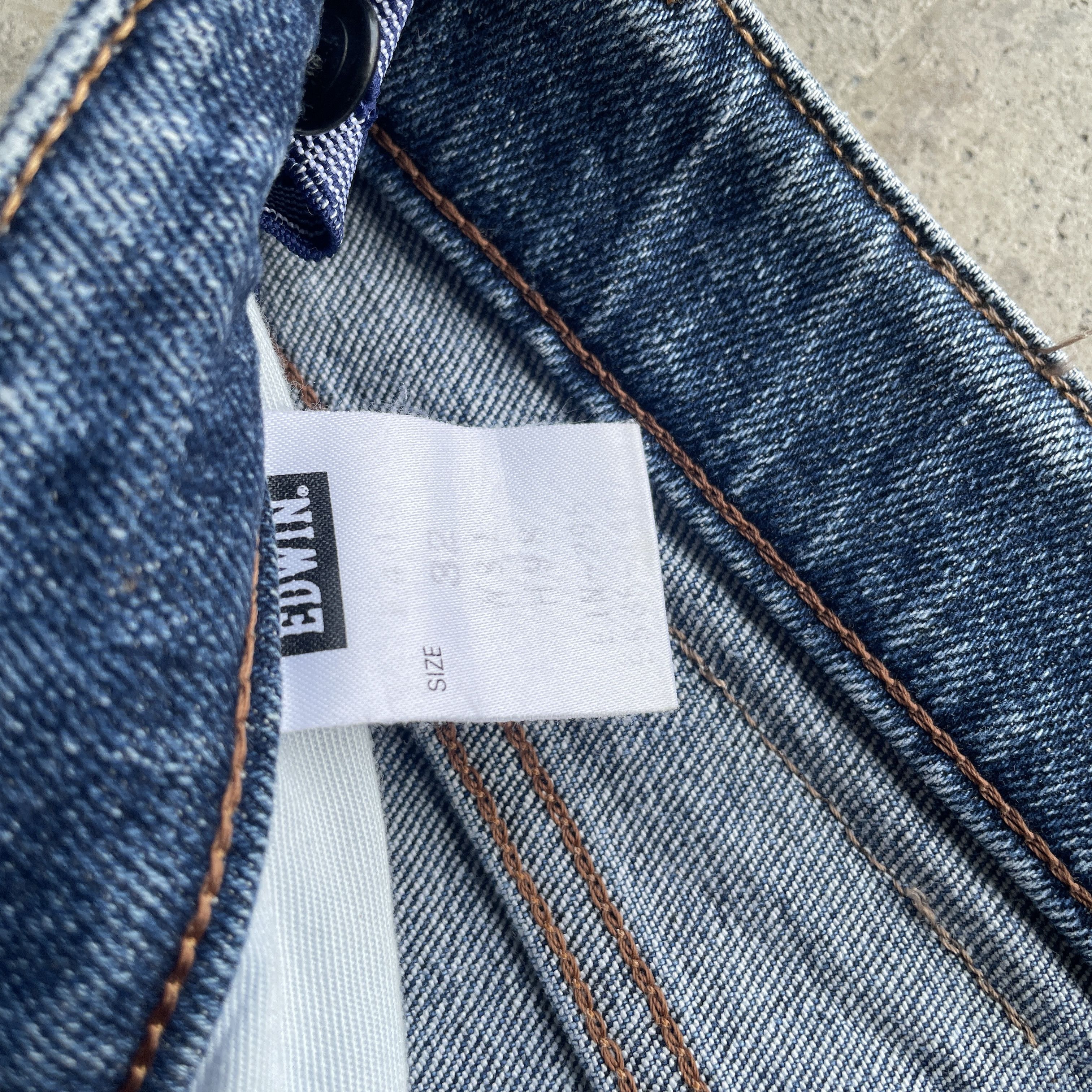 Japanese Brand VINTAGE EDWIN DISTRESSED JAPAN JEANS FADED DENIM PANTS W31 Size US 31 - 7 Thumbnail