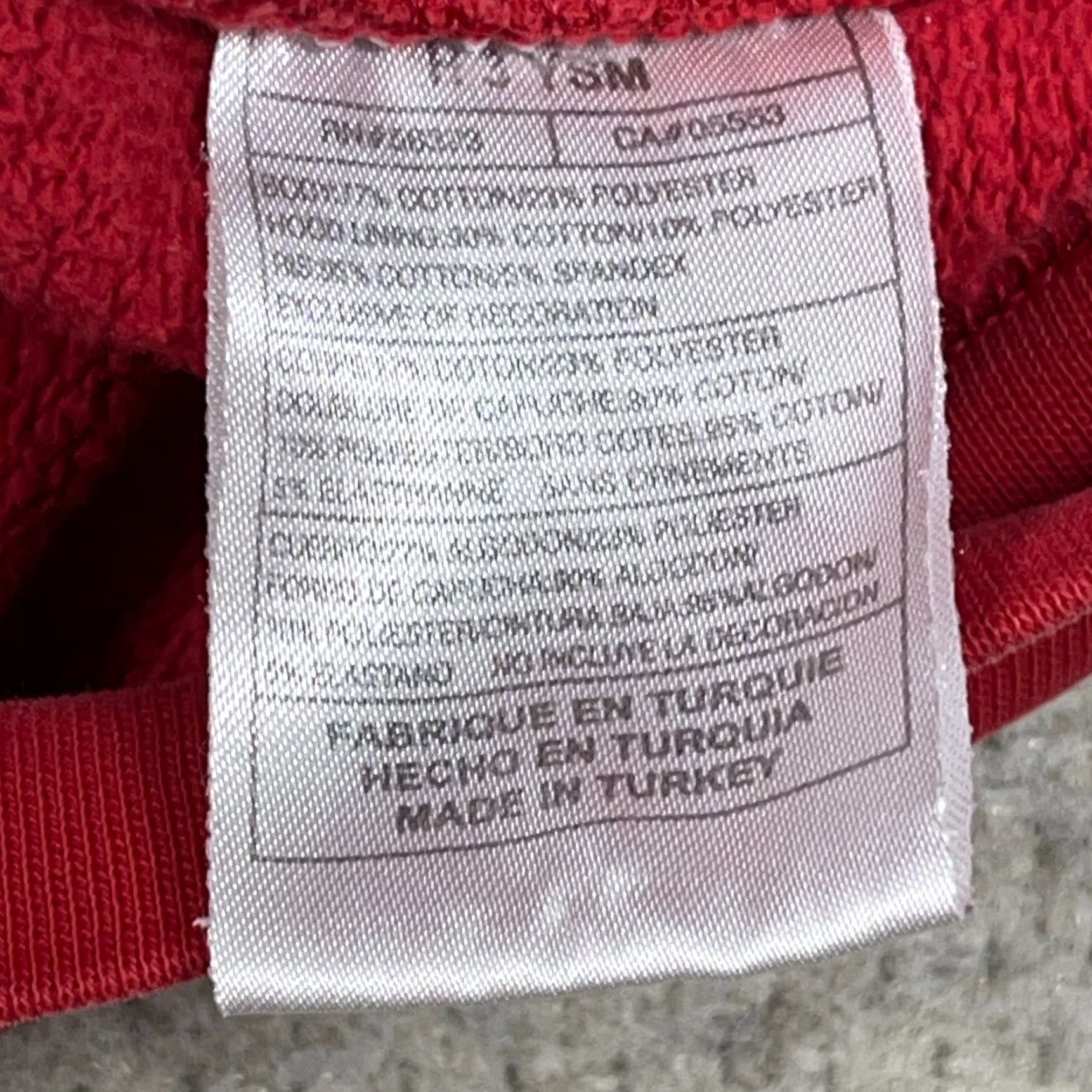 Nike VINTAGE Nike Hoodie Men XXL Red Sweatshirt Spellout Swoosh 1/4 Zip Grunge N/A Size US XXL / EU 58 / 5 - 6 Thumbnail