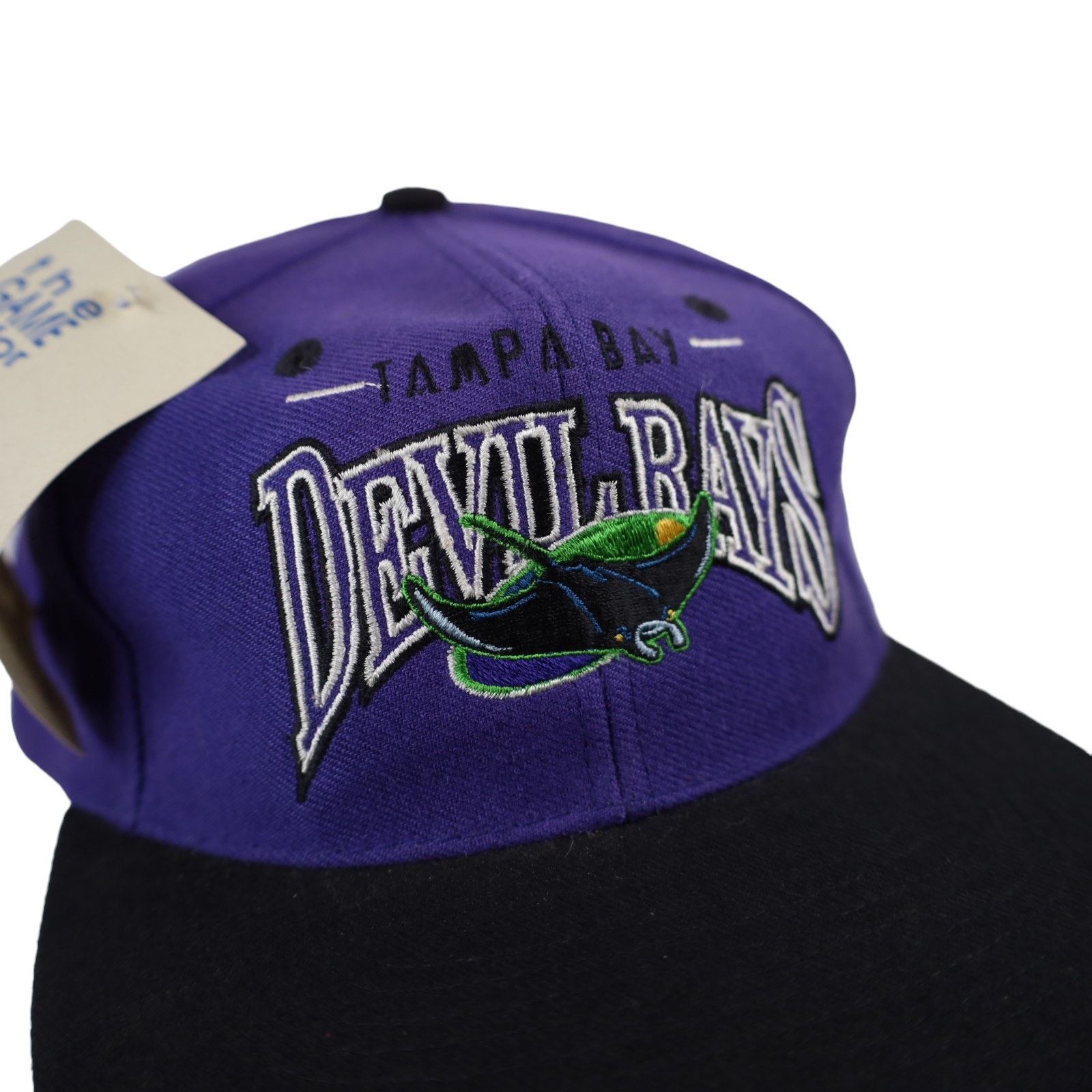 MLB × Vintage Vintage NWT Tampa Bay Devil Rays Baseball Snapback Hat Size ONE SIZE - 3 Thumbnail